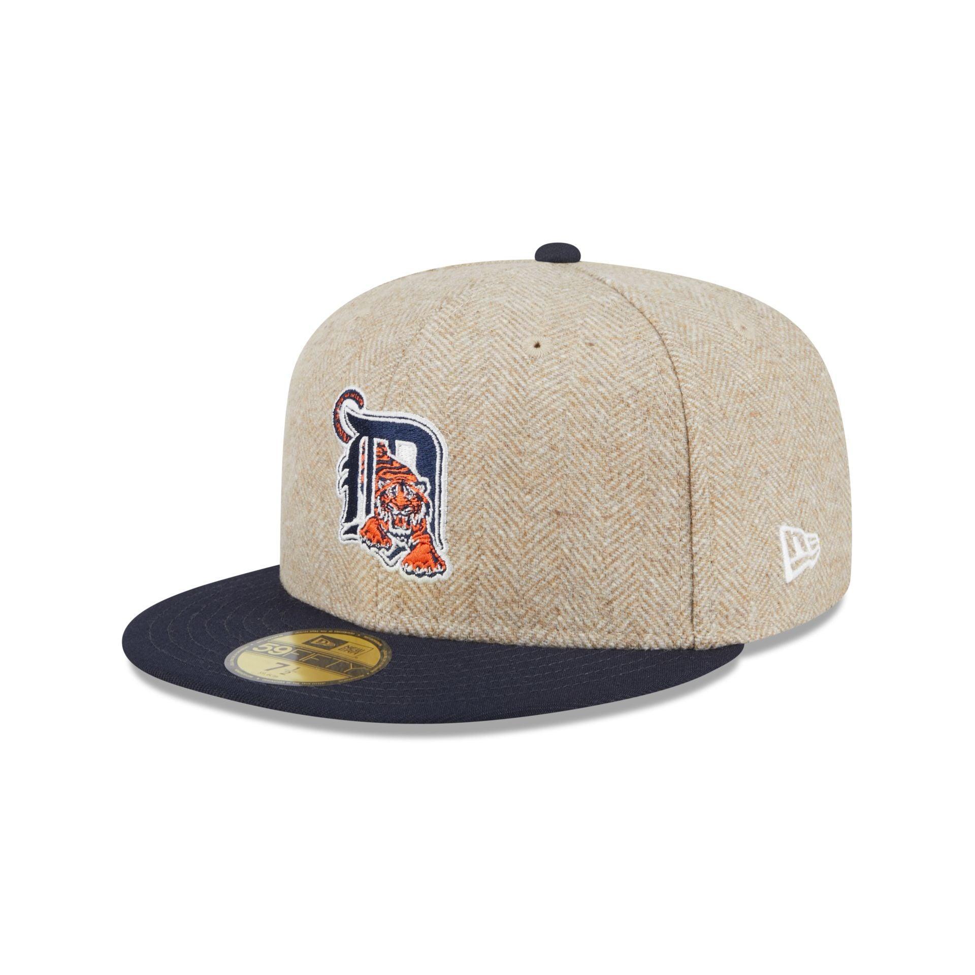 Detroit Tigers Herringbone Moon 59FIFTY Fitted Hat Male Product Image