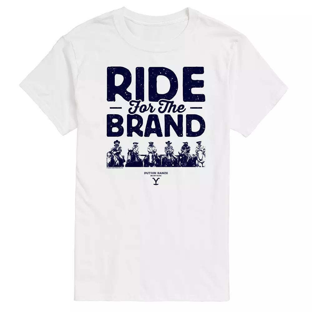 Big & Tall Yellowstone Ride For The Brand Graphic Tee, Men's,  Product Image