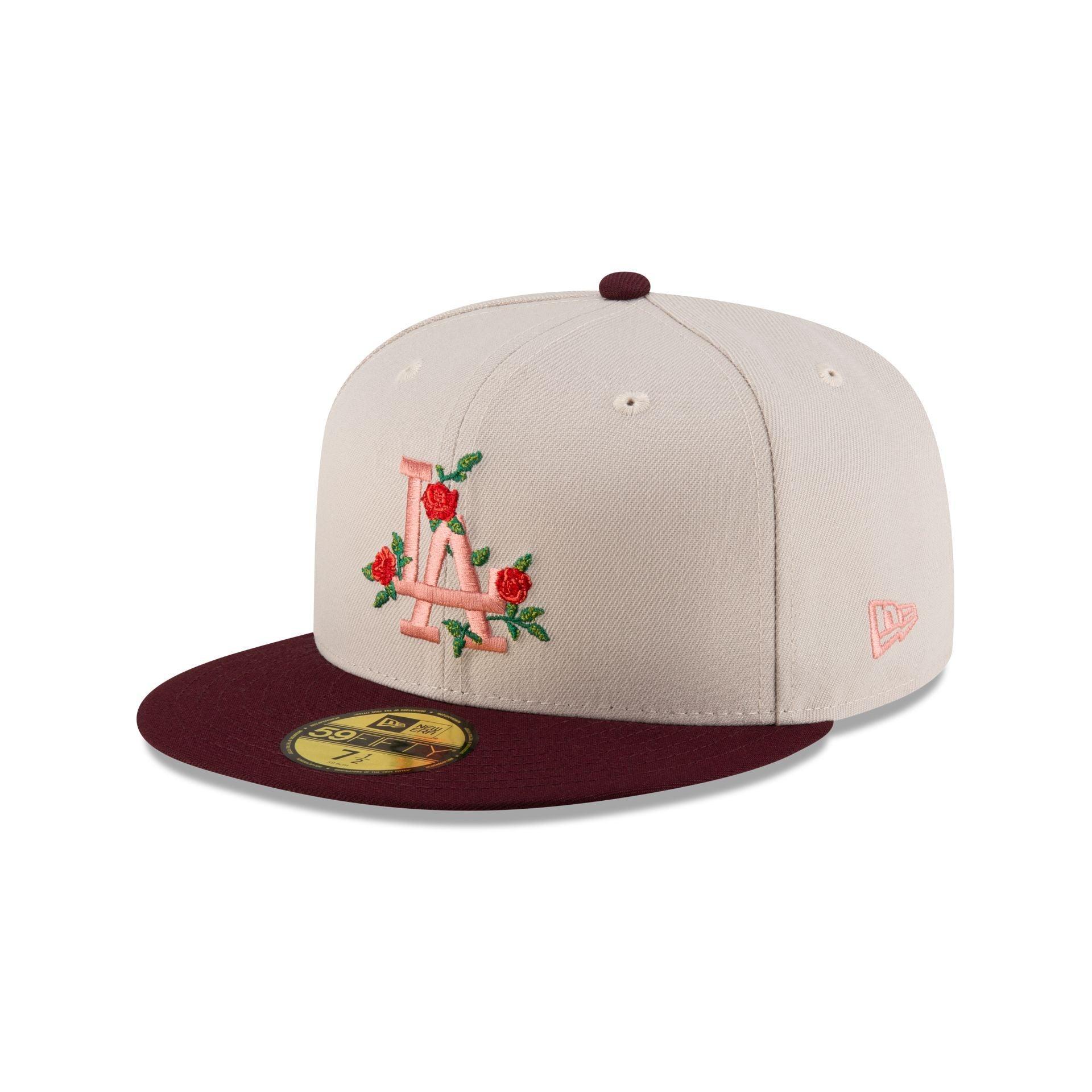 Los Angeles Dodgers Roses 59FIFTY Fitted Hat Male Product Image