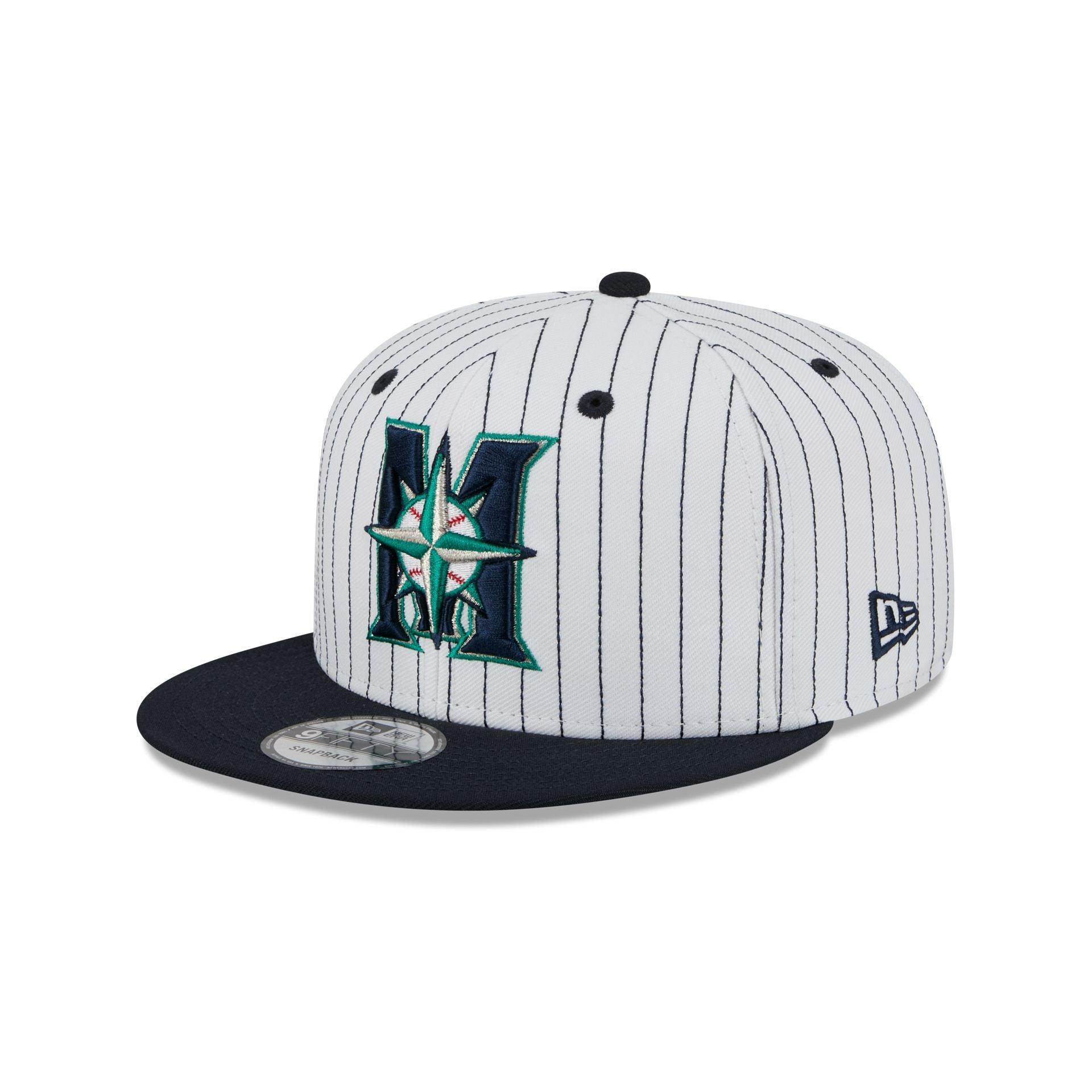 Seattle Mariners Deceptor Pinstripe 9FIFTY Snapback Hat Male Product Image