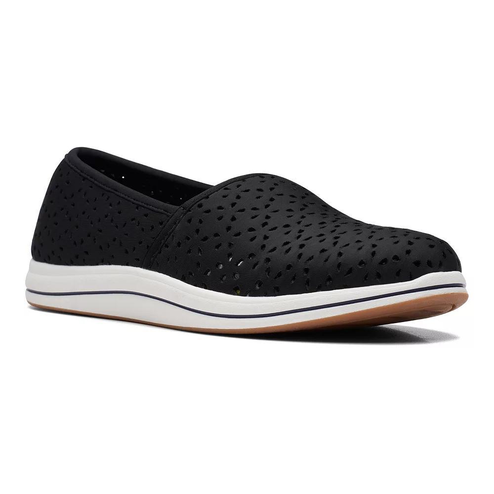 Clarks® Cloudsteppers Breeze Emily Women's Slip-On Shoes, Size: 6.5, Black Product Image