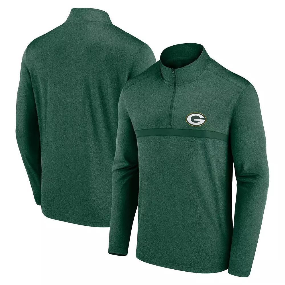 Men's Fanatics  Green Green Bay Packers Head-to-Head Quarter-Zip Top, Size: Medium Product Image