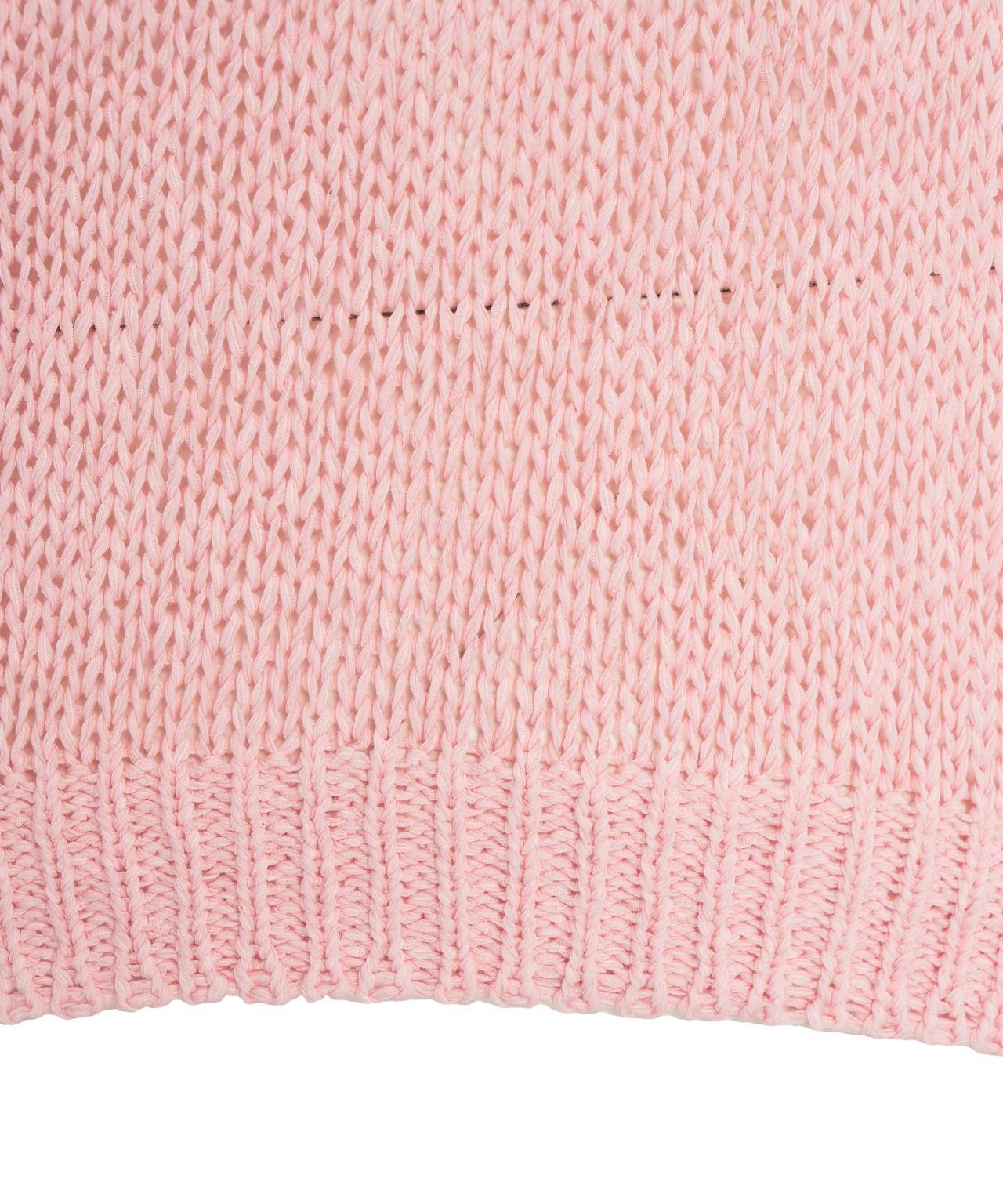 Knit sweater with V-neck Product Image