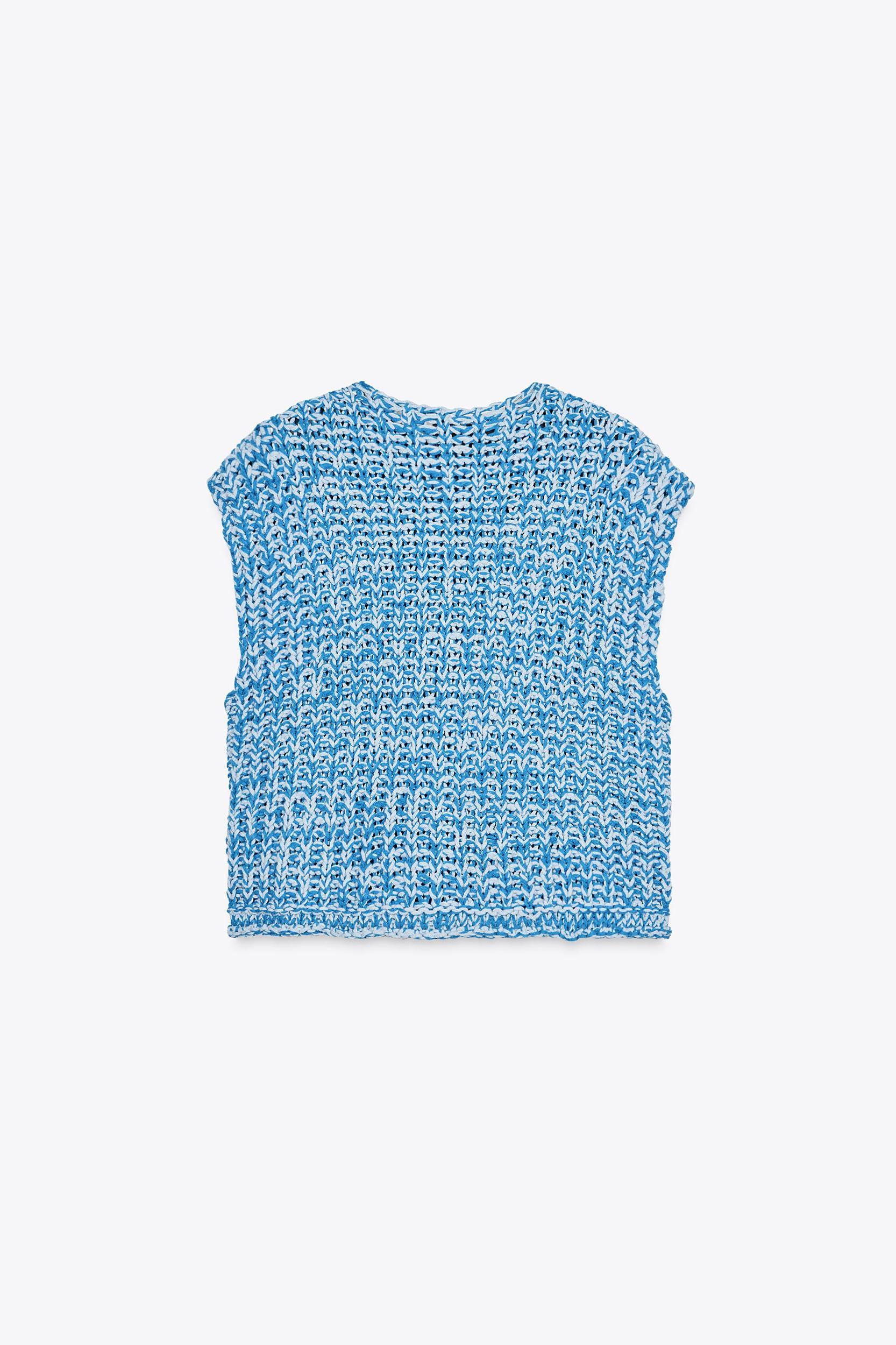CHUNKY KNIT VEST Product Image