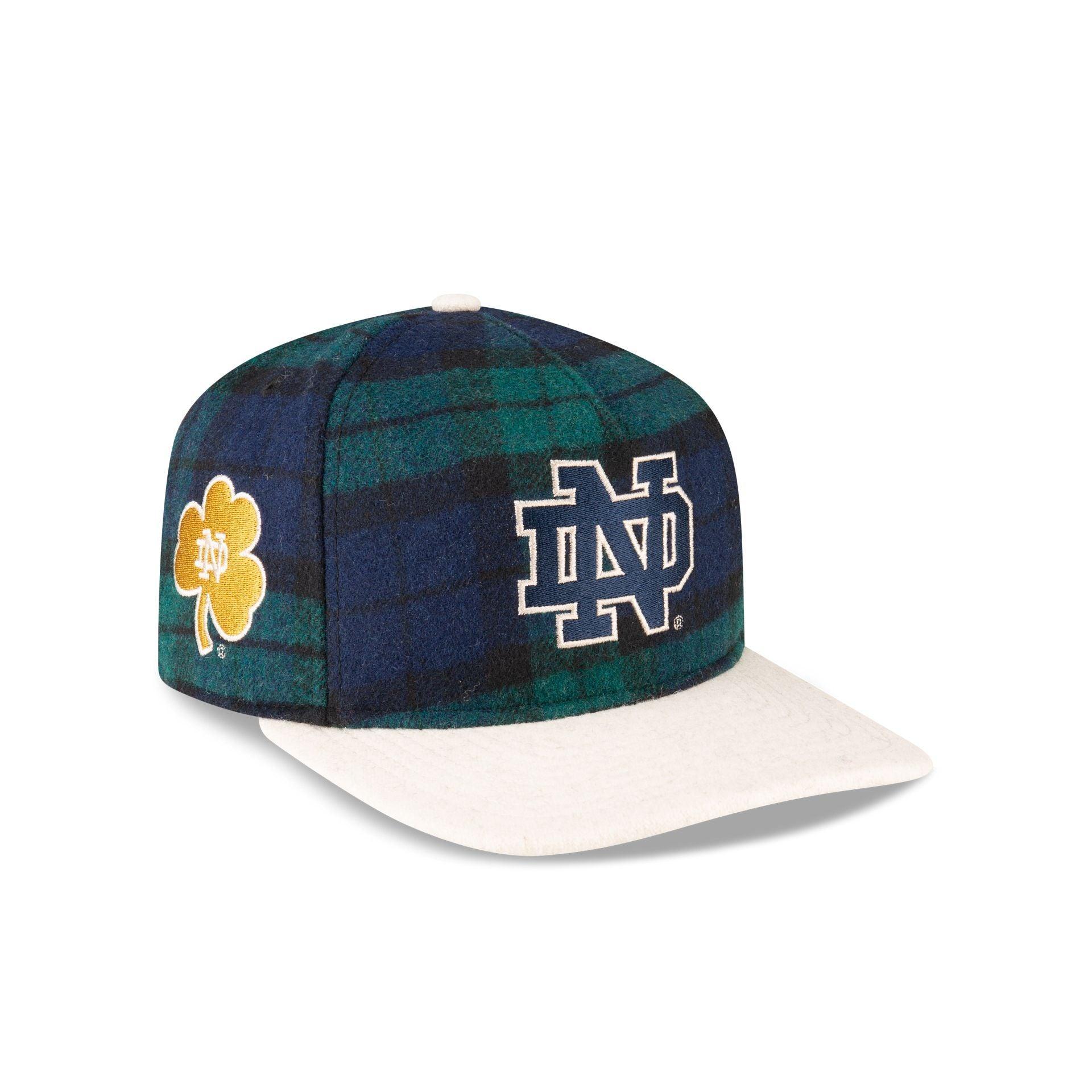 Notre Dame Fighting Irish Plaid Letterman 19TWENTY Adjustable Hat Male Product Image