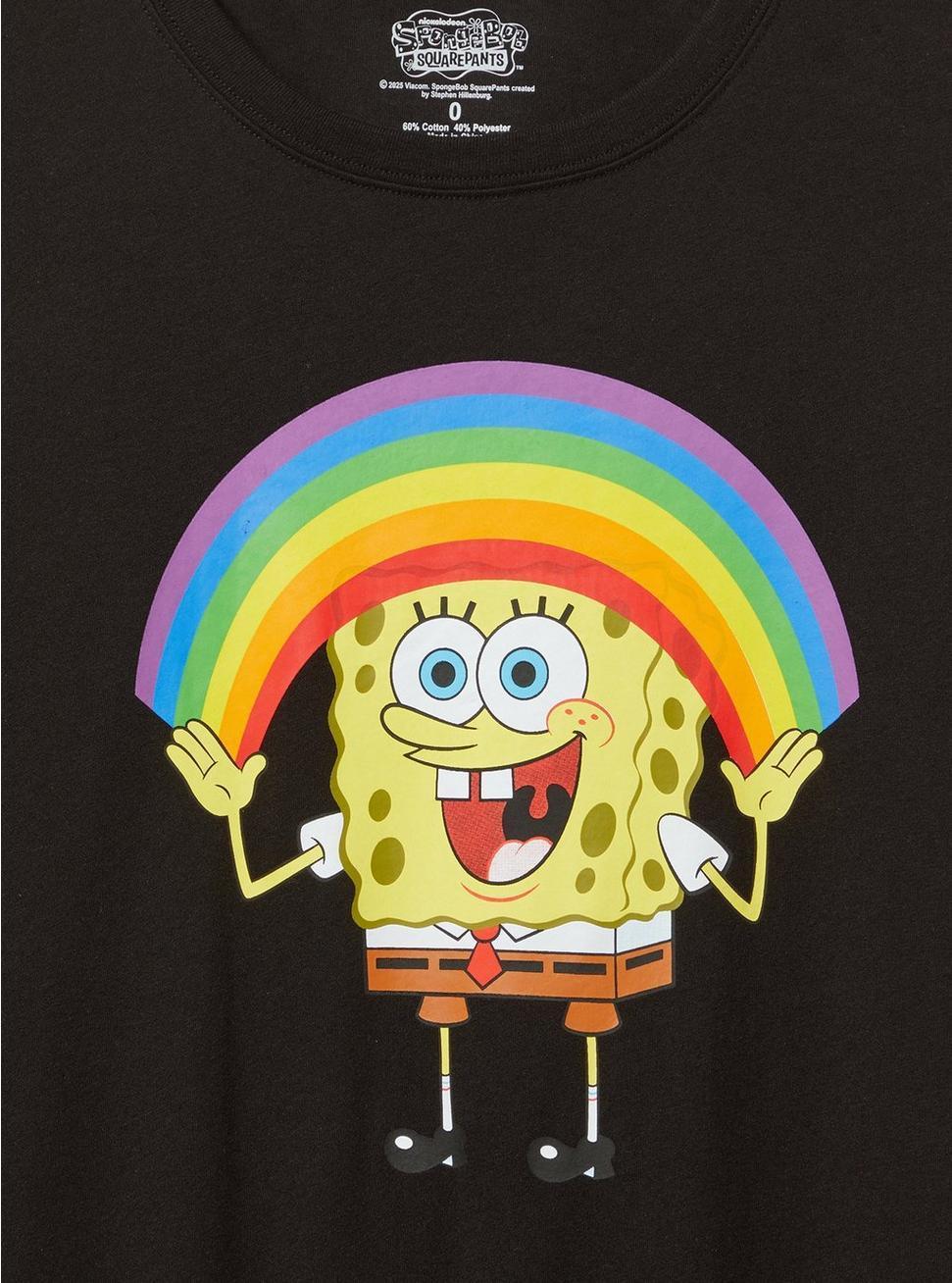Spongebob Rainbow Classic Cotton Crew Tee Product Image