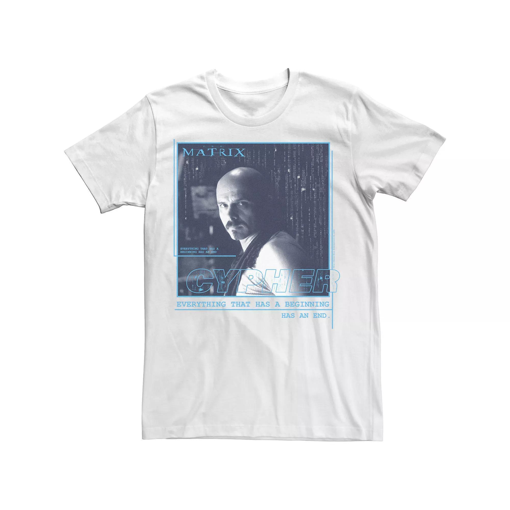 Men's The Matrix Why Oh Why Poster Tee, Size: Large, White Product Image