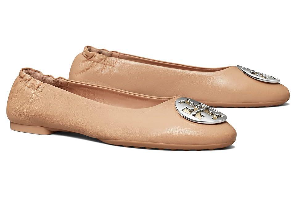 Claire Leather Medallion Ballerina Flats Product Image