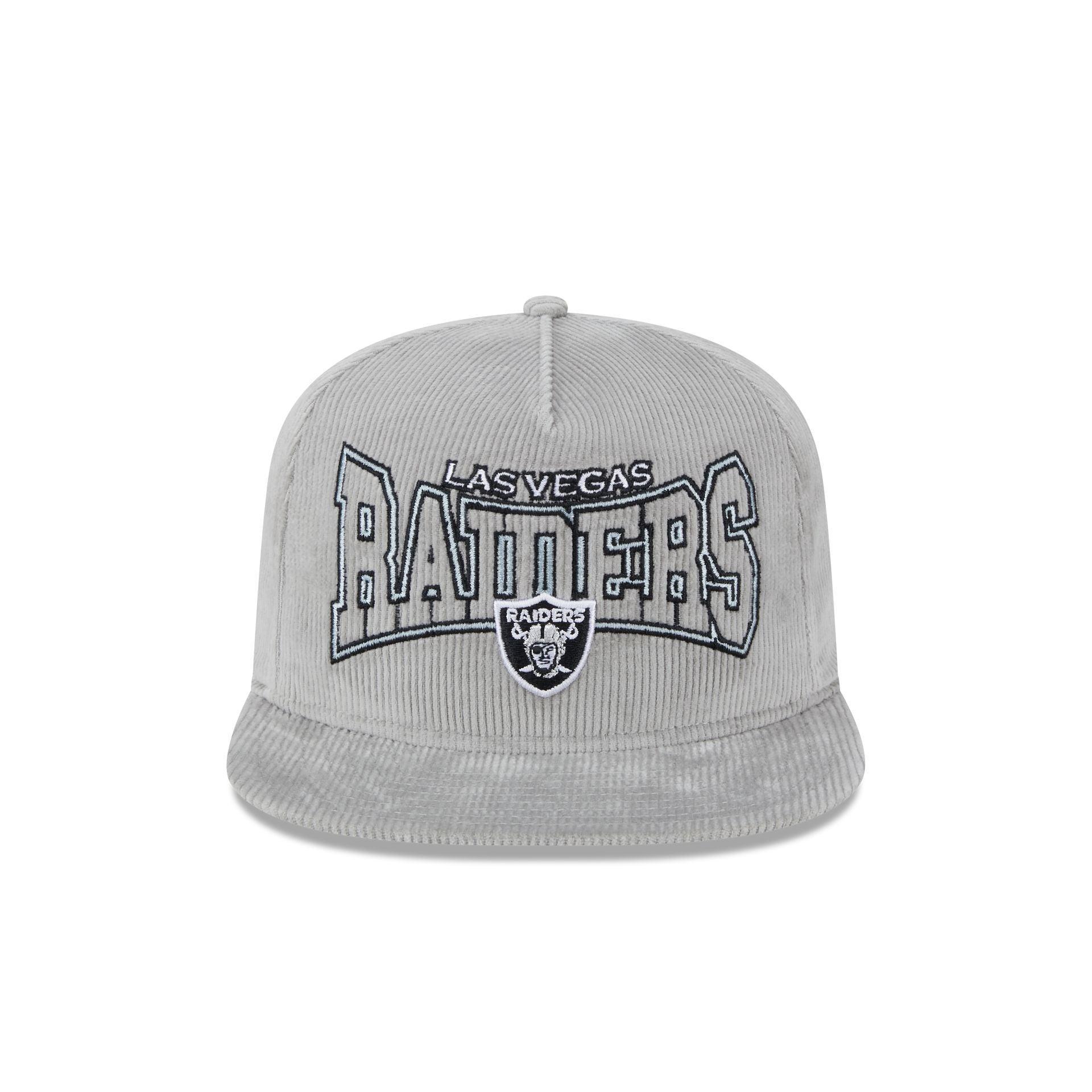 Las Vegas Raiders Gray Cord Golfer Hat Male Product Image