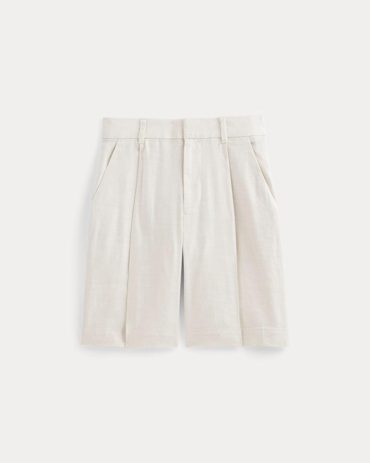 Womens Pleated Short in Stretch Linen by Everlane Product Image