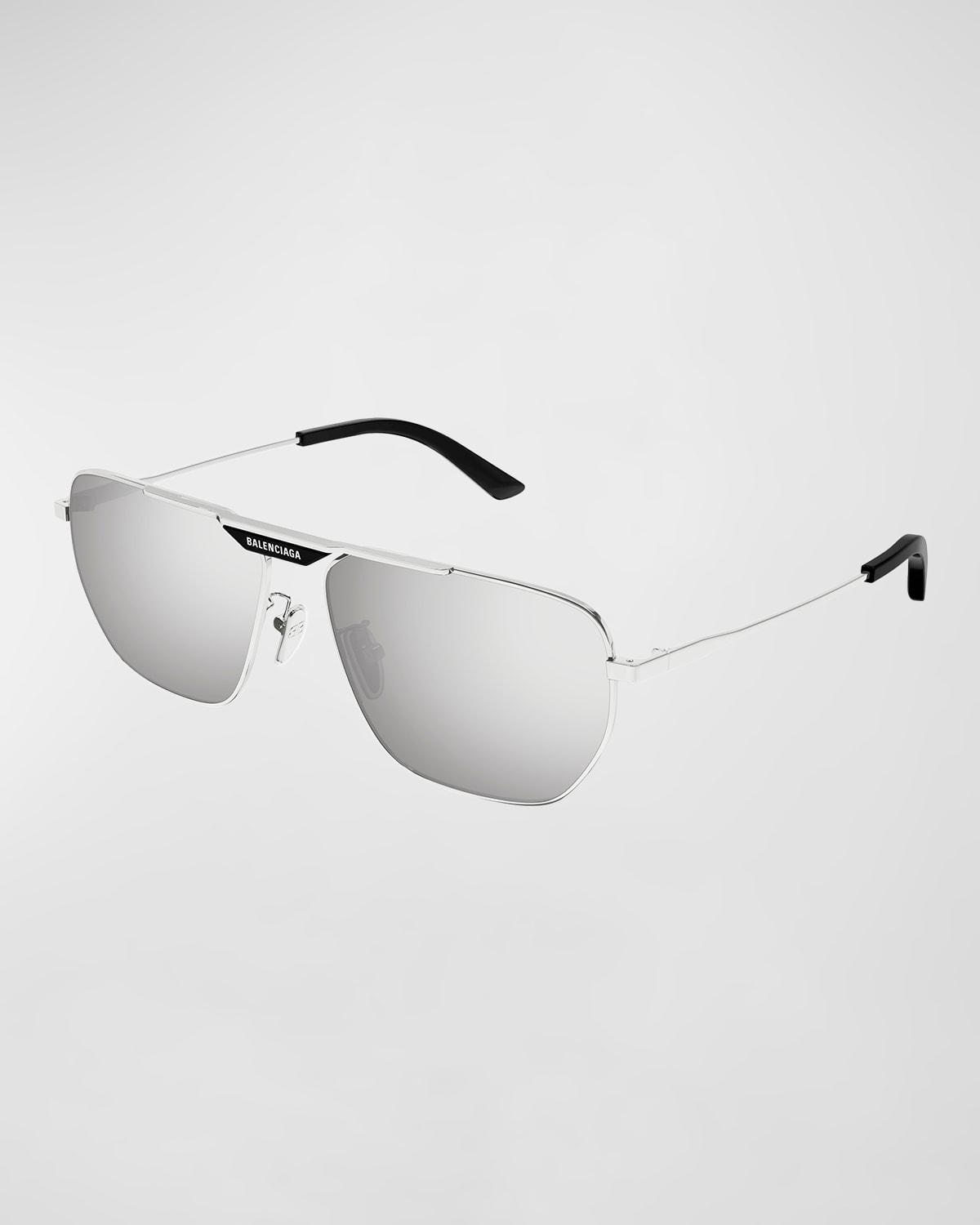 Men's BB0298SM Metal Aviator Sunglasses Product Image