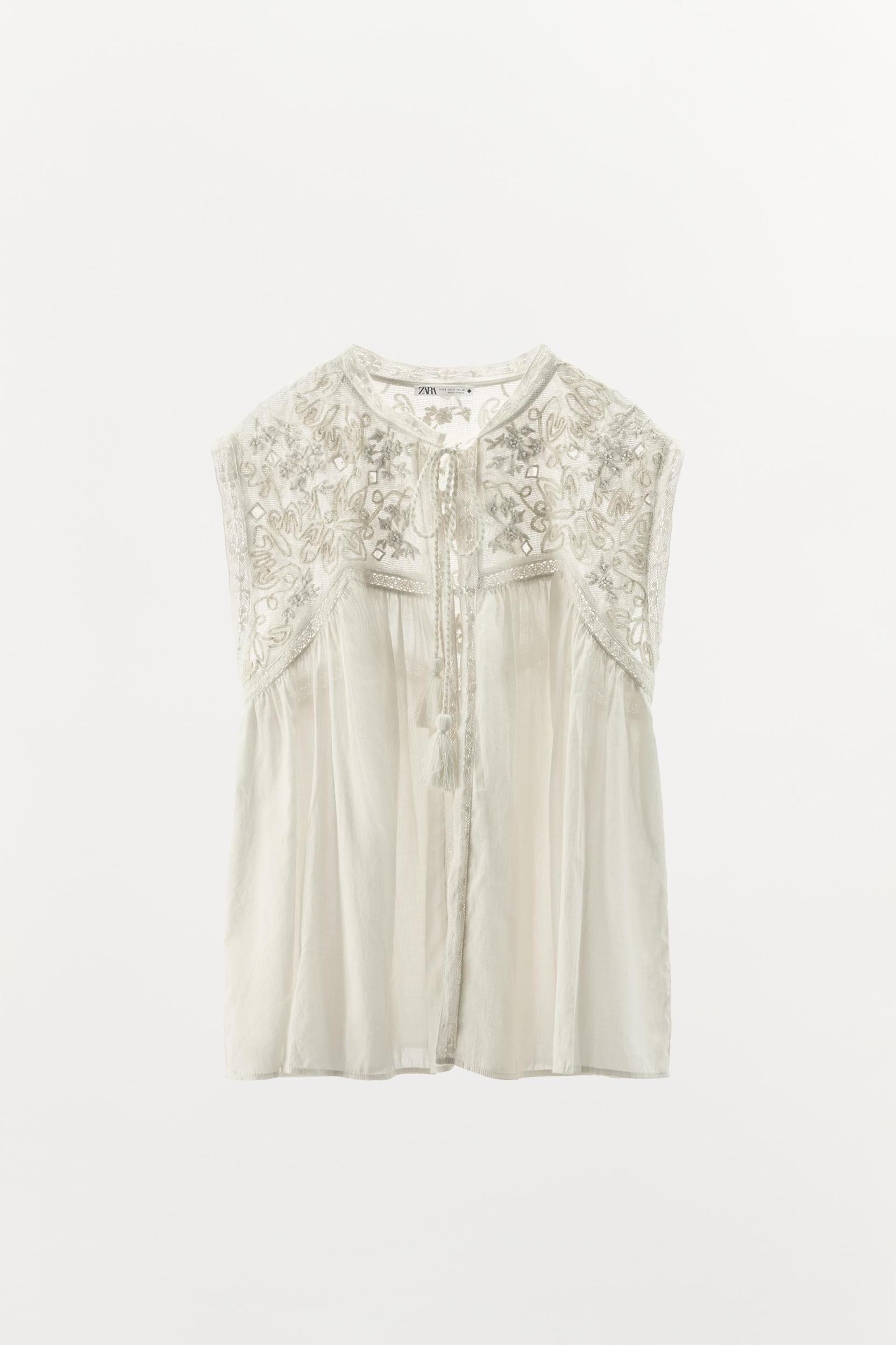 EMBROIDERED LACE TOP LIMITED EDITION Product Image