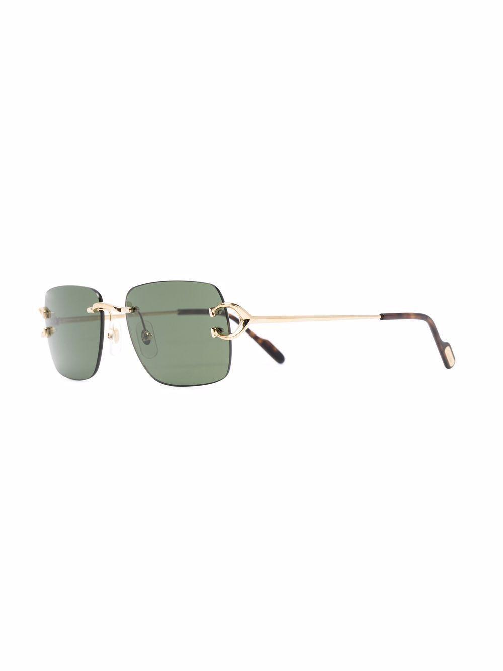 rectangle-frame sunglasses Product Image