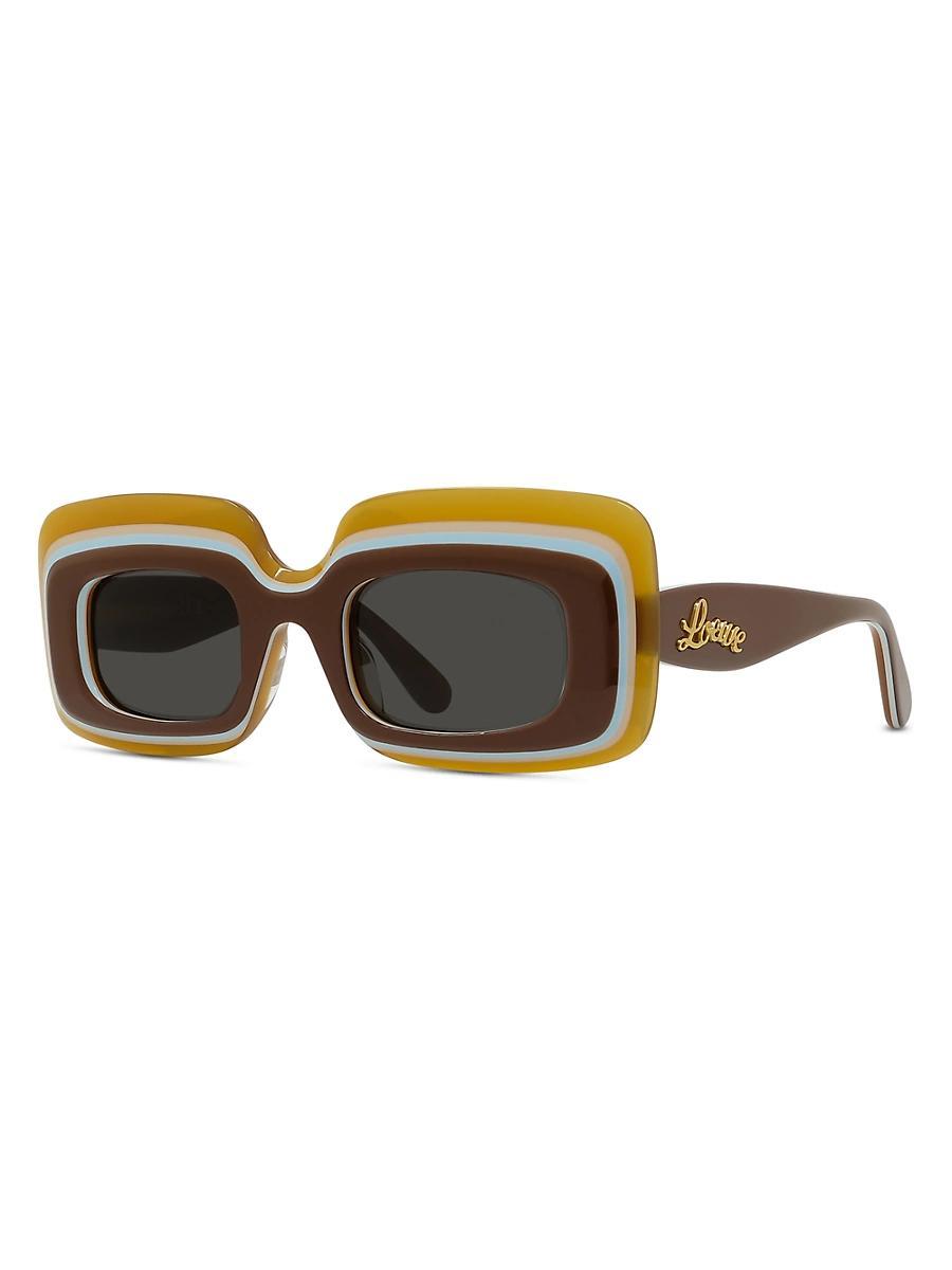 Womens LOEWE x Paulas Ibiza 47MM Rectangular Sunglasses Product Image