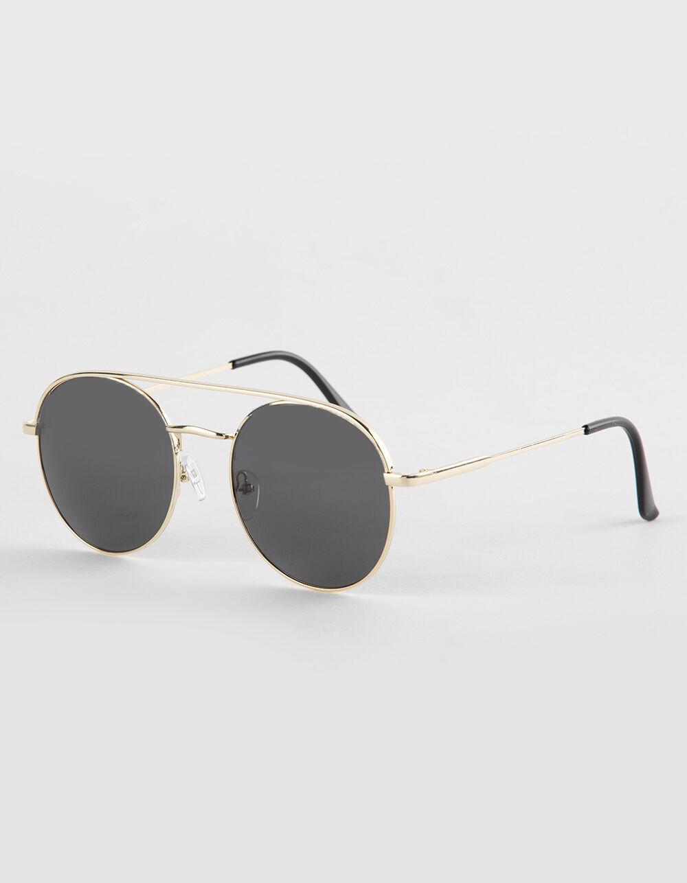 RSQ Retro Metal Round Sunglasses Product Image