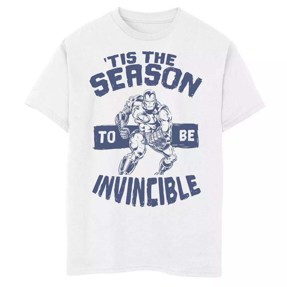 Boys 6-20 Marvel Iron Man 'Tis The Season To Be Invincible Christmas Graphic Tee, Boy's,  Product Image