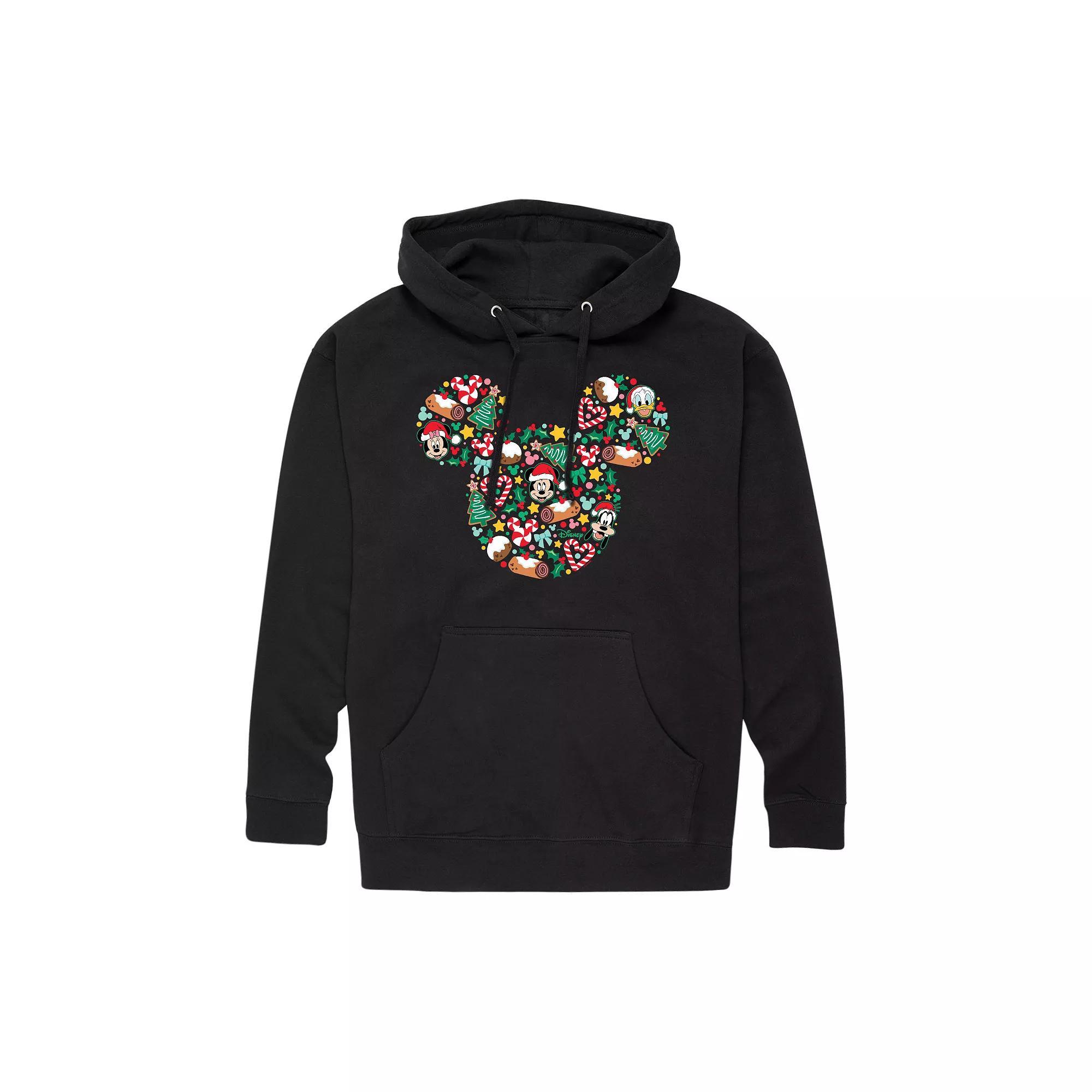 Disneys Mickey Mouse Mens Christmas Graphic Hoodie Product Image