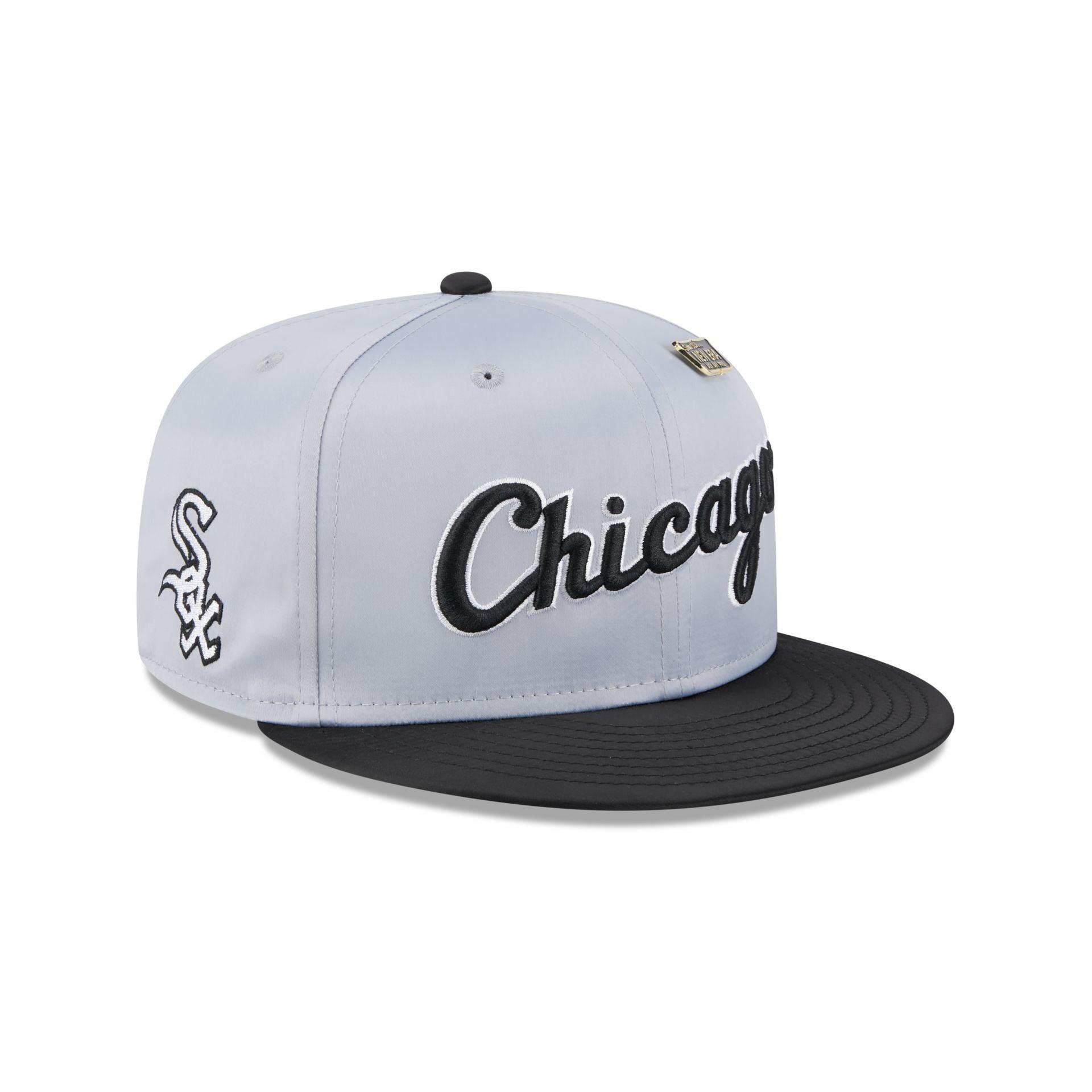 Chicago White Sox Spring Satin 59FIFTY Fitted Hat Male Product Image