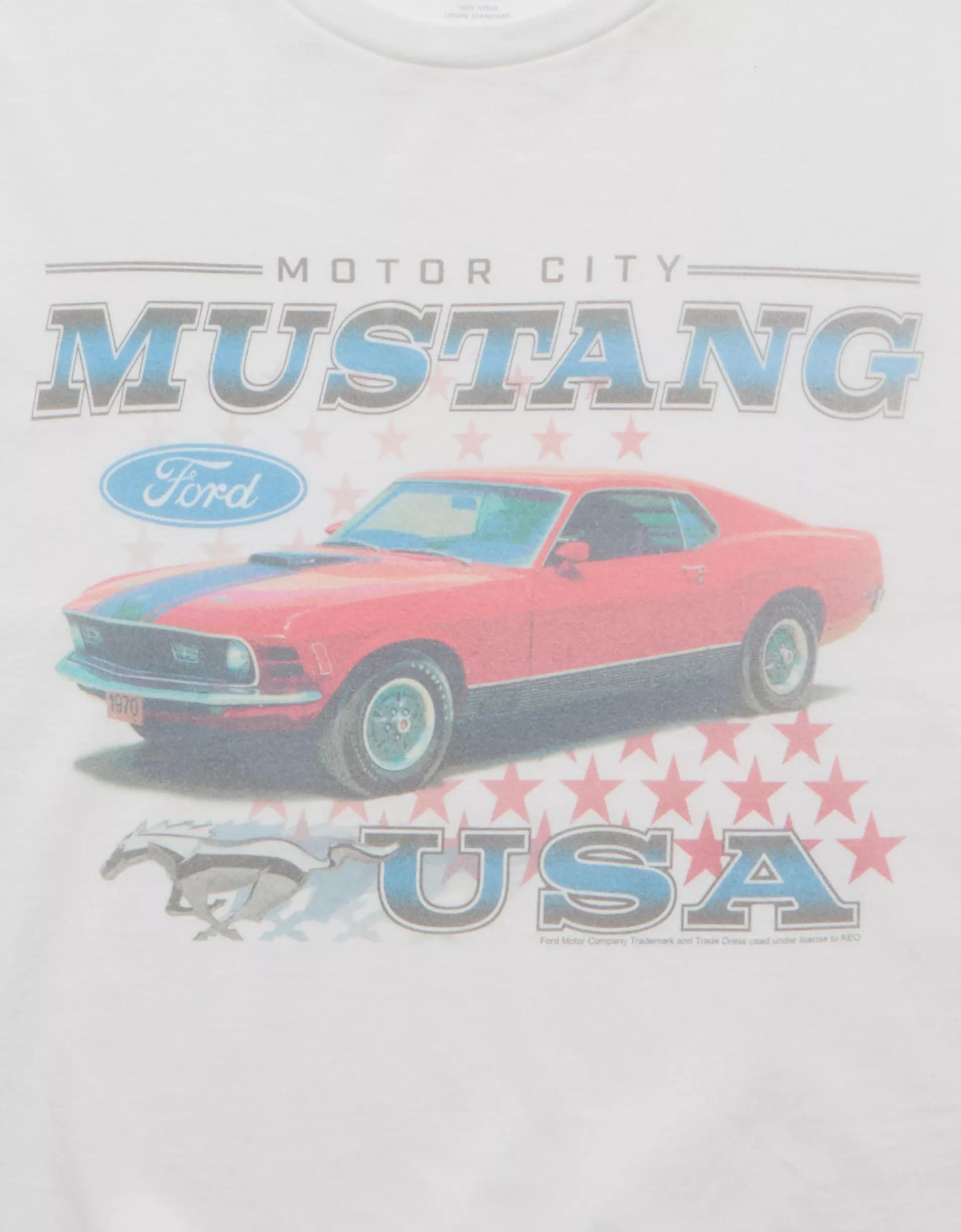 AE Boxy Mustang Graphic T-Shirt Product Image