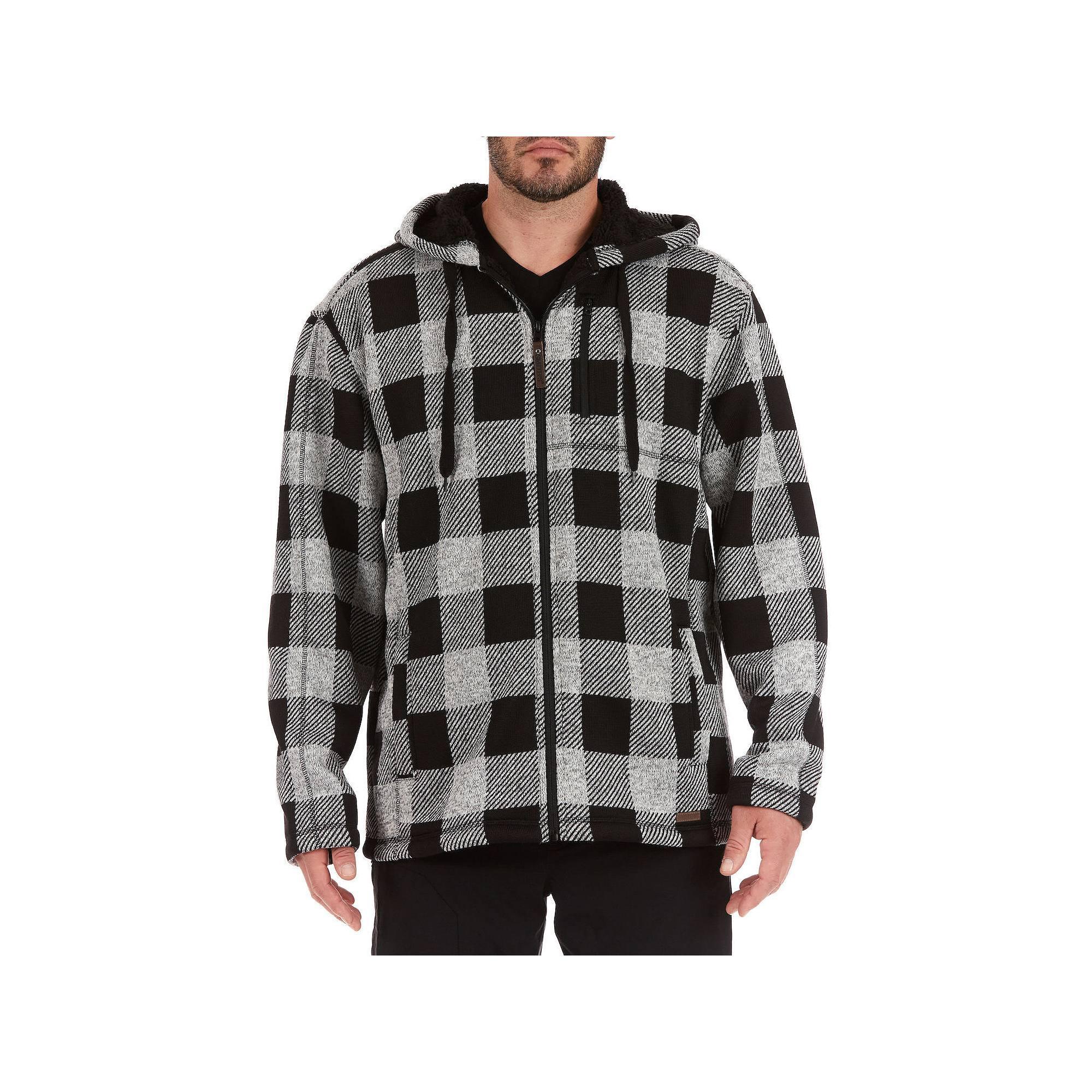 Big & Tall Smith's Workwear Sherpa-Lined Fleece Jacket, Men's,  Product Image