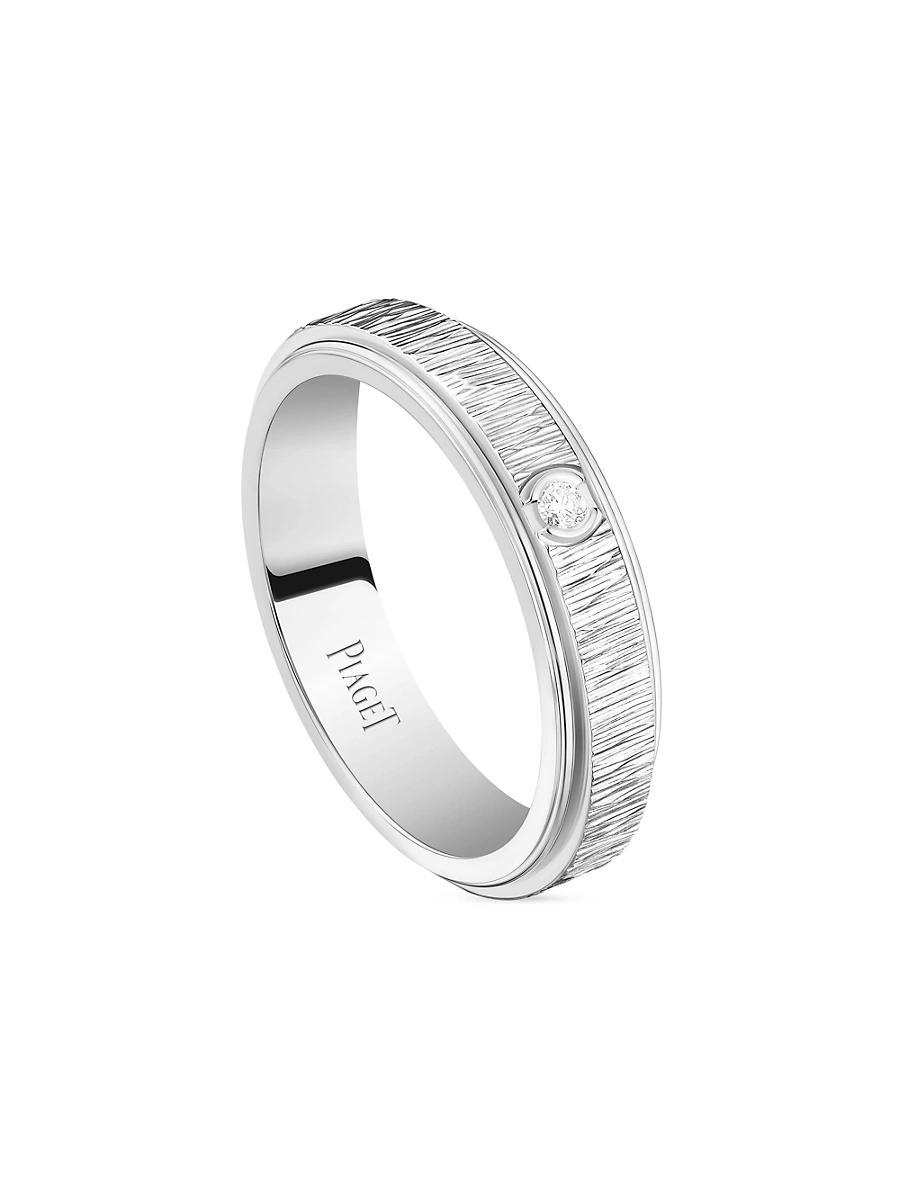 Womens Possession 18K White Gold & 0.02 TCW Diamond Band Product Image