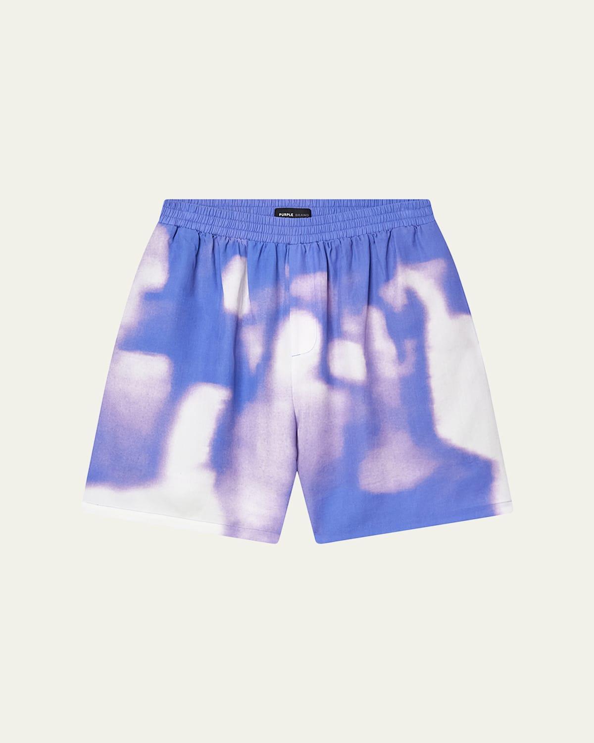 Mens Ombr Burn Shorts - Product Image