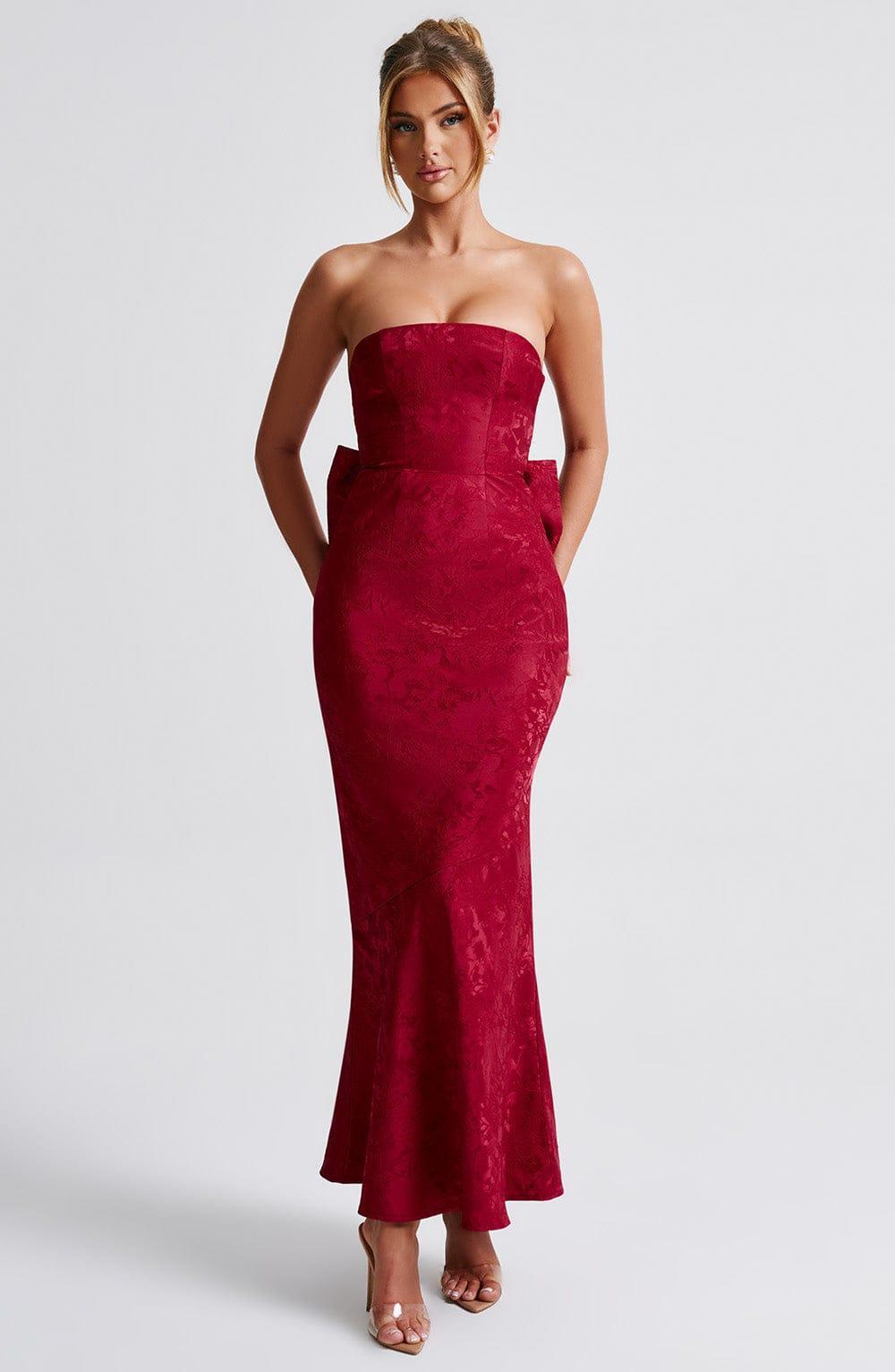 Felicity Maxi Dress - Red Product Image
