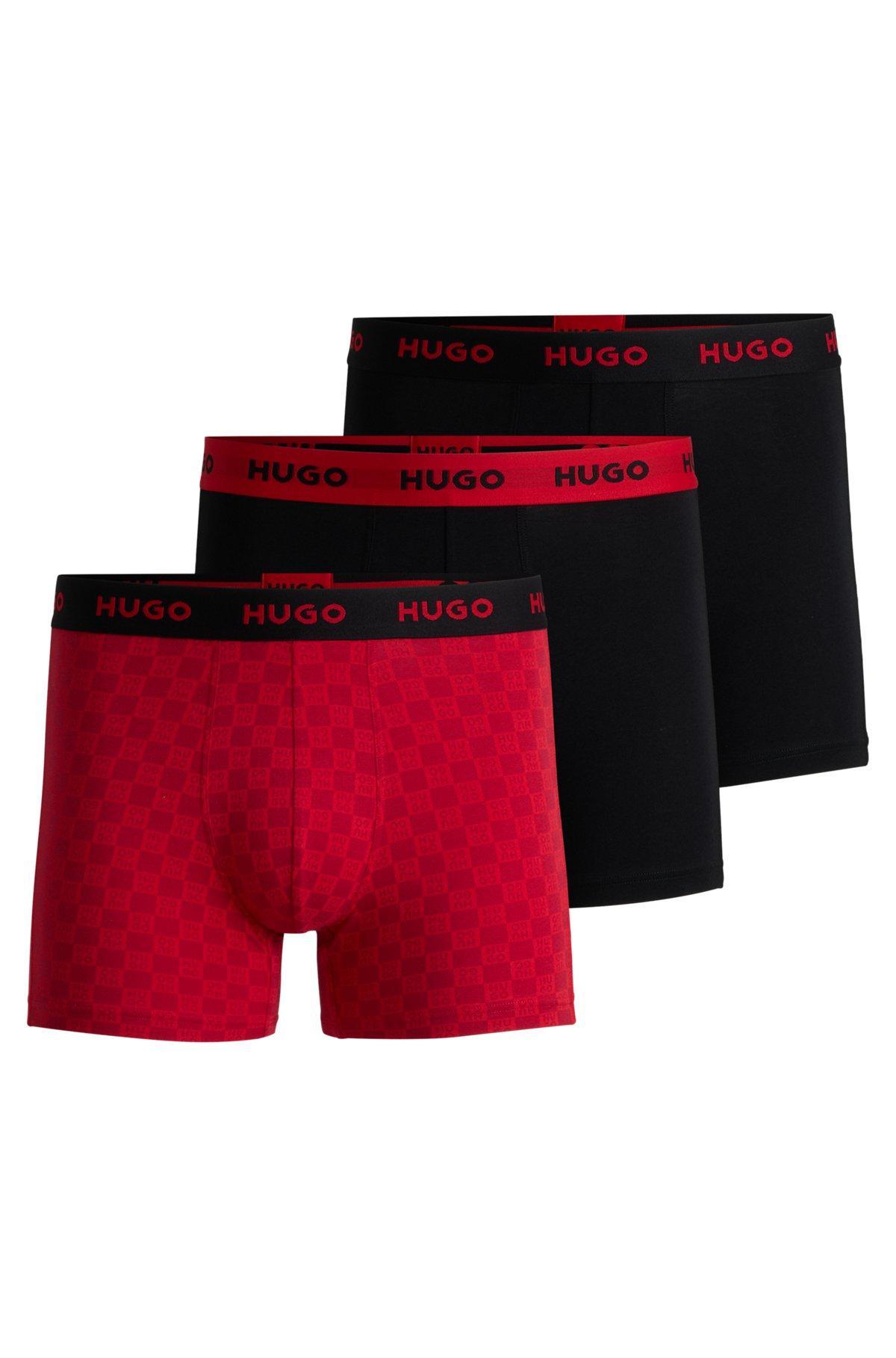 Three-pack of boxer briefs in stretch cotton Product Image