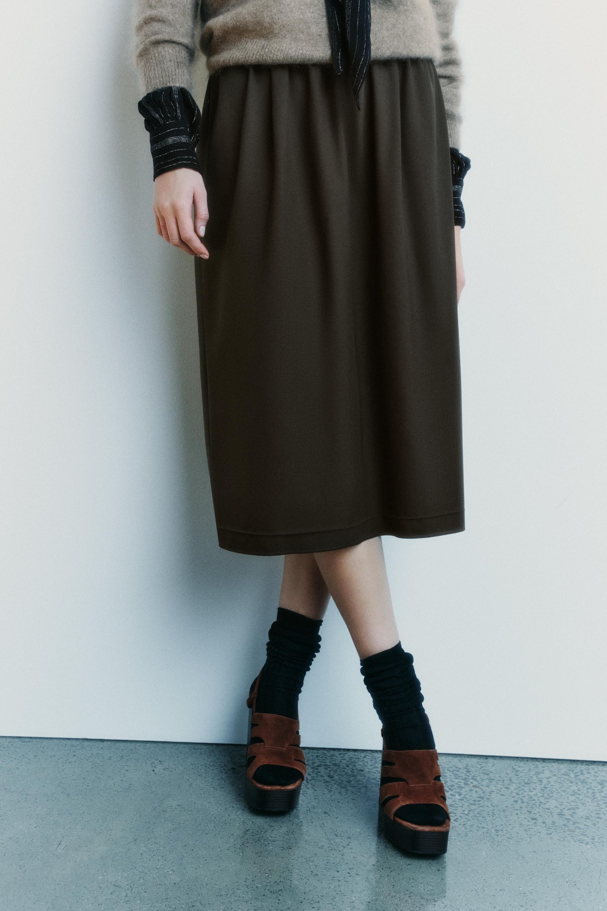 ZW COLLECTION MIDI SKIRT Product Image