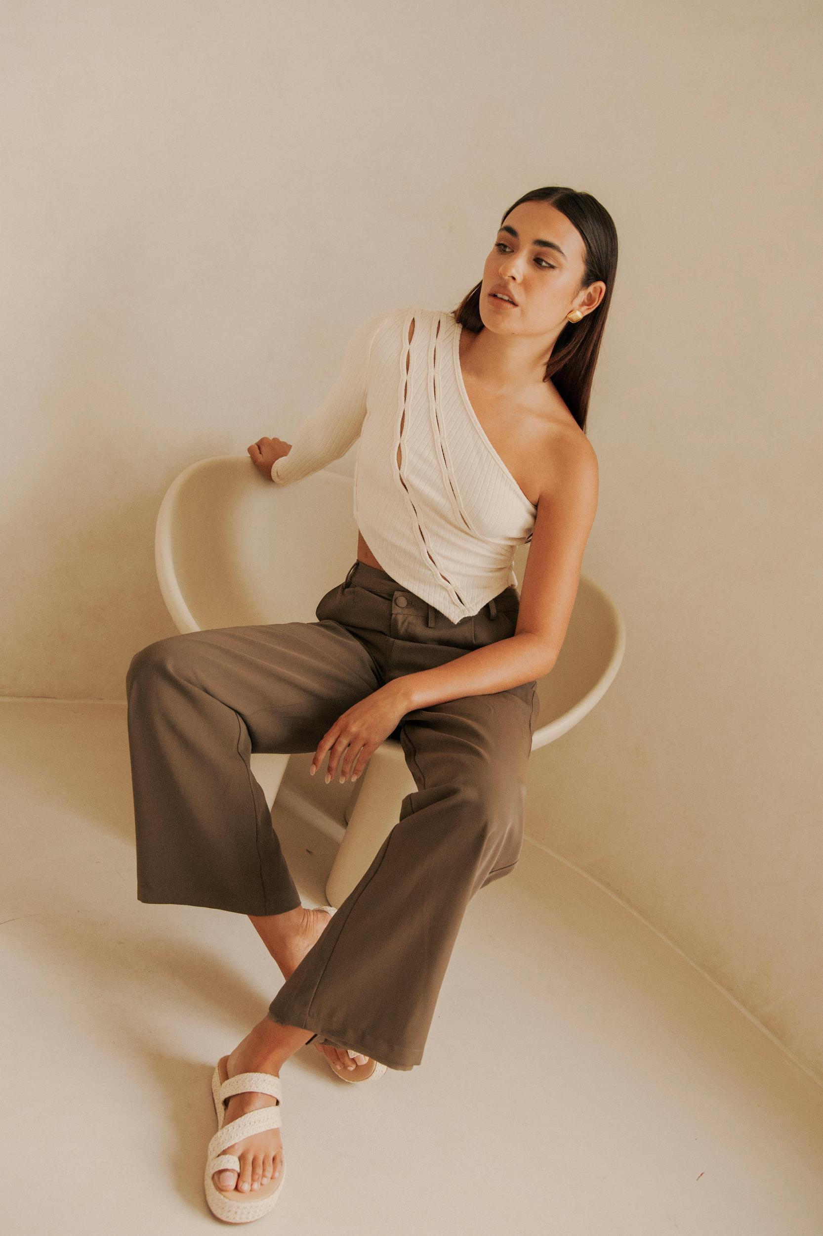 Layla Top - Cream Product Image