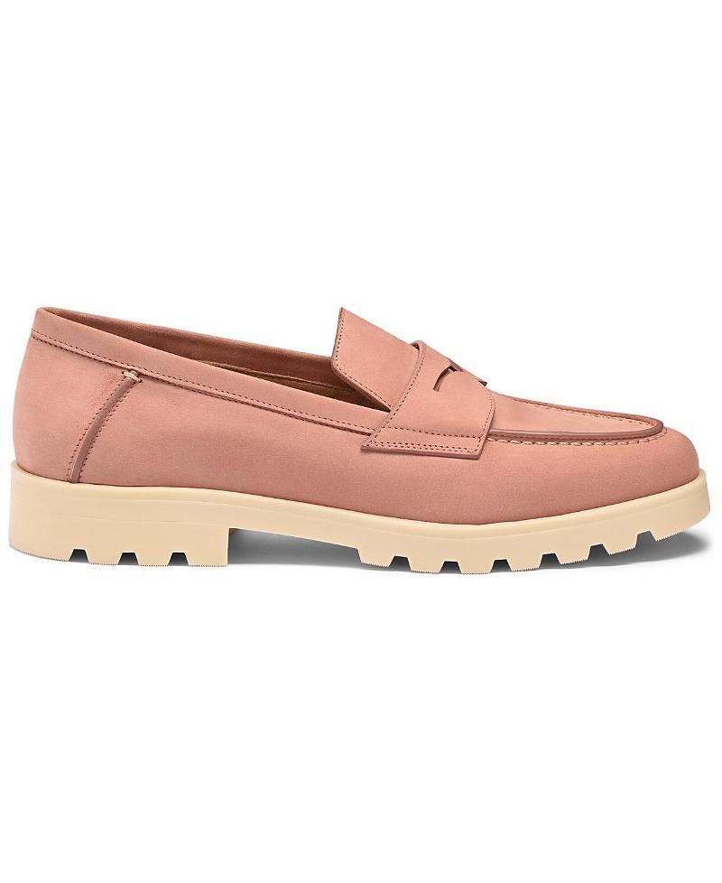 Womens Suede Penny Loafers Product Image