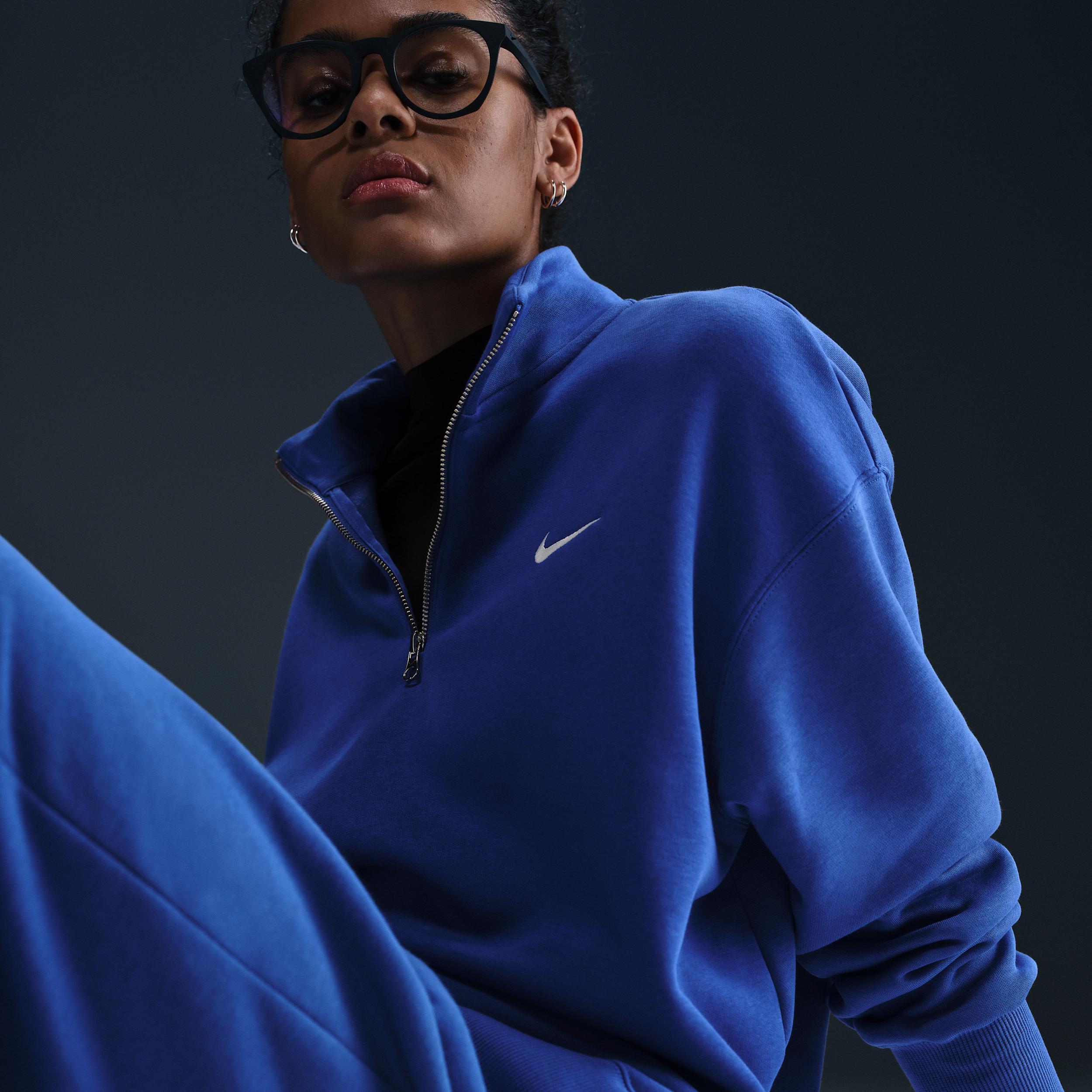 Women's Nike Sportswear Phoenix Fleece Oversized 1/4-Zip Sweatshirt Product Image