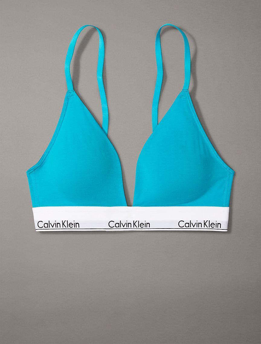 Icon Cotton Modal Lightly Lined Triangle Bralette Product Image