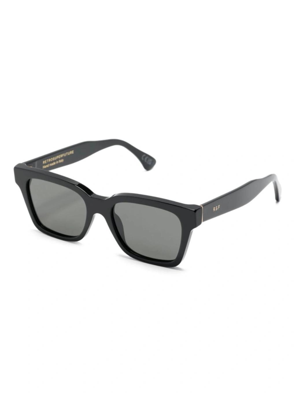 RETROSUPERFUTURE Sonnenbrille Mit Eckigem Gestell In Black Product Image