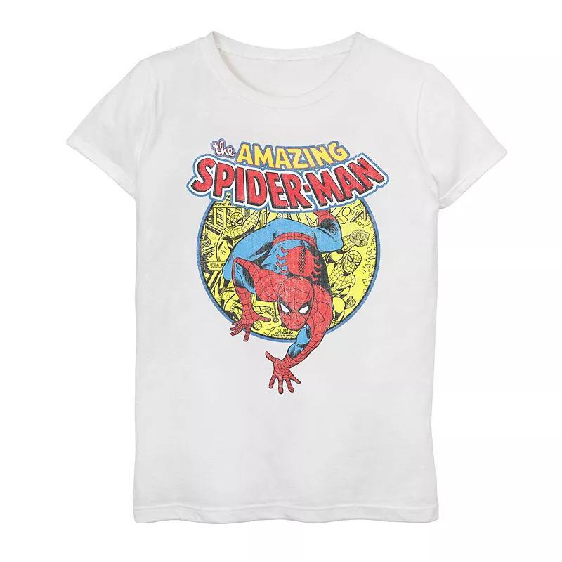 Girls 7-16 Marvel The Amazing Spider-Man Classic Crawl Graphic Tee, Girl's,  Product Image