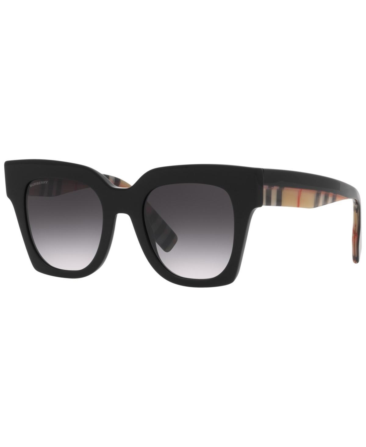 Burberry Womens BE4364 Kitty 49mm Square Sunglasses Product Image