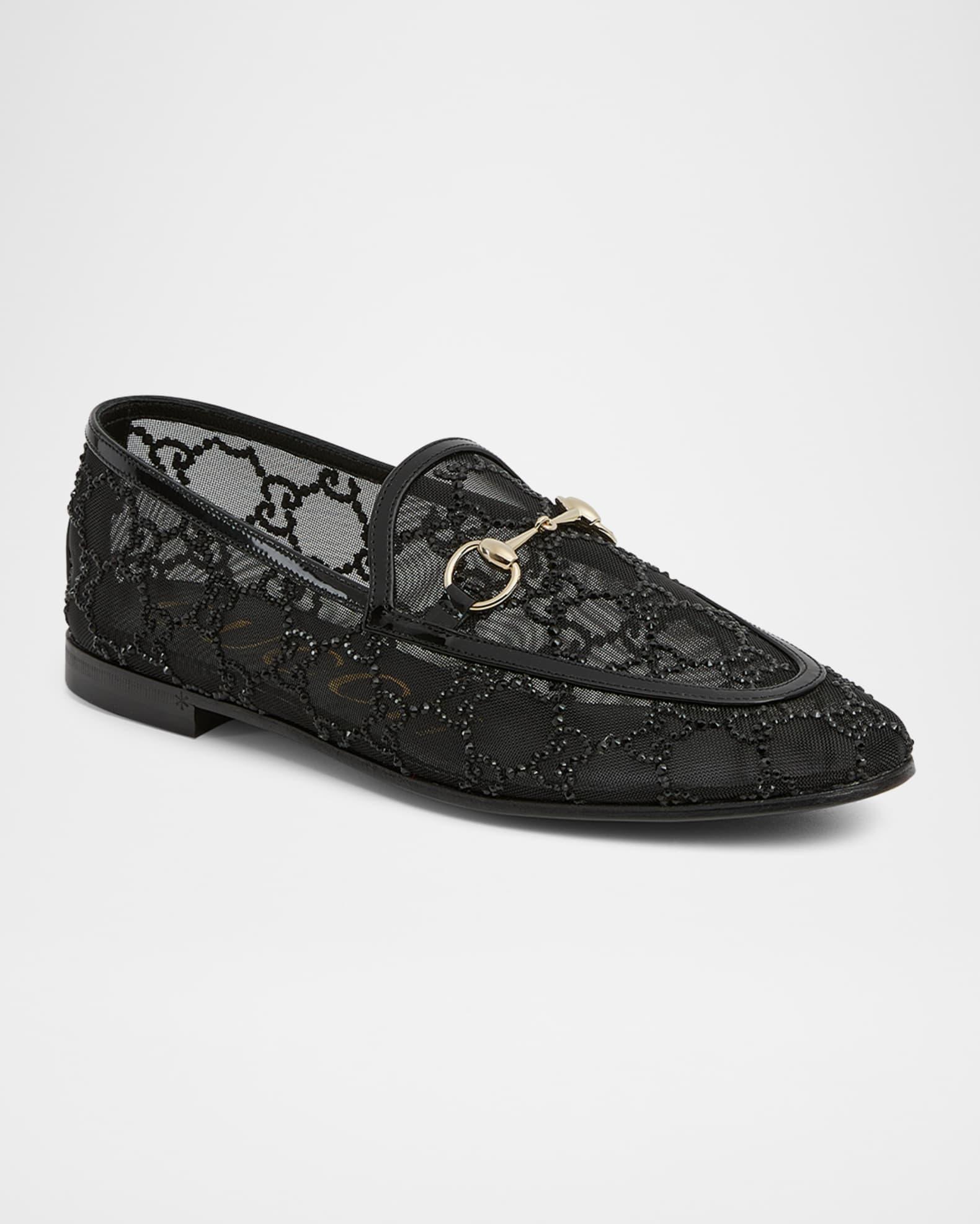 Mesh GG Crystal New Jordaan Loafers Product Image