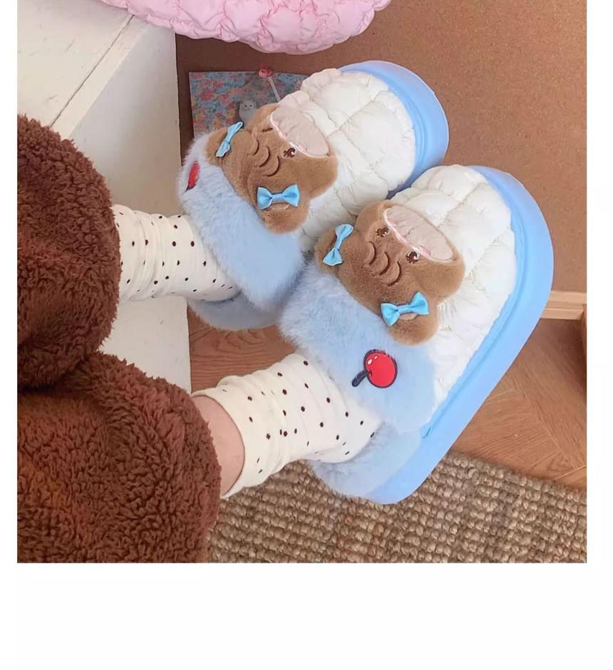 Cartoon Fluffy Slippers Product Image