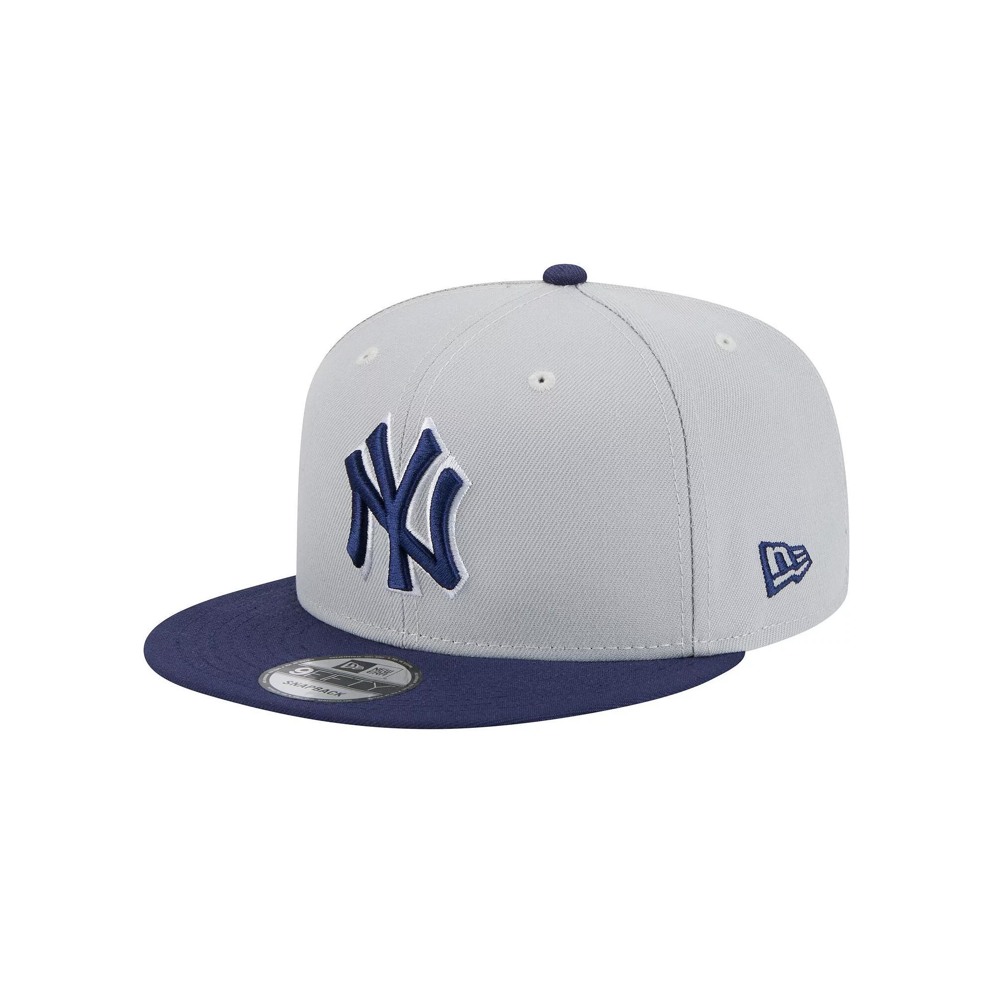 Men's New Era Gray/Navy New York Yankees 2-Tone Color Pack 9FIFTY Snapback Hat, Grey Product Image