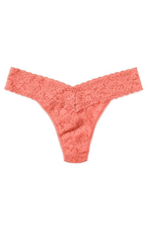 Signature Lace Original Rise Thong Product Image