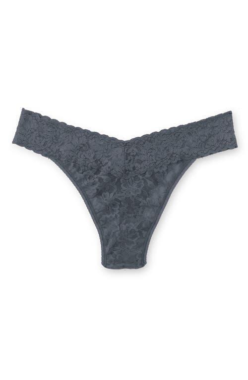 Stretch Lace Traditional-Rise Thong Product Image