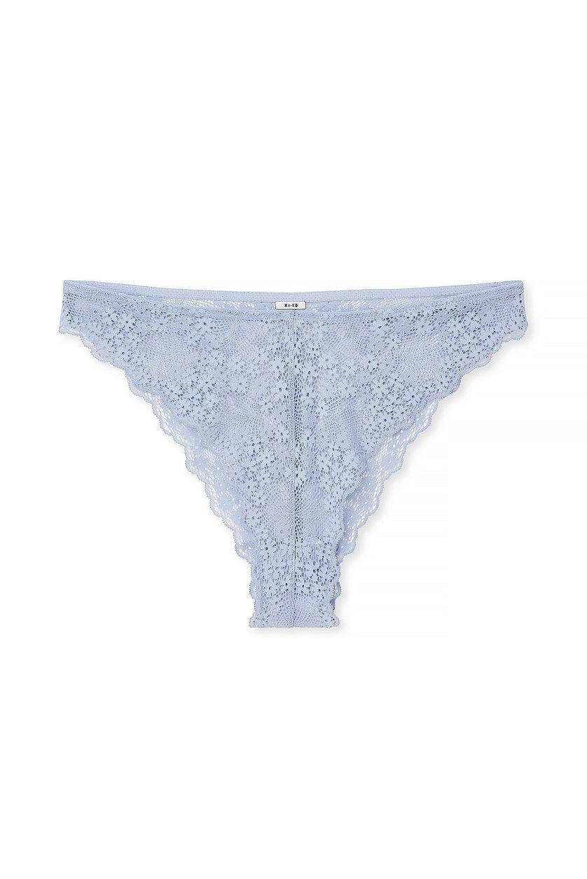 Lace Thong Black Product Image