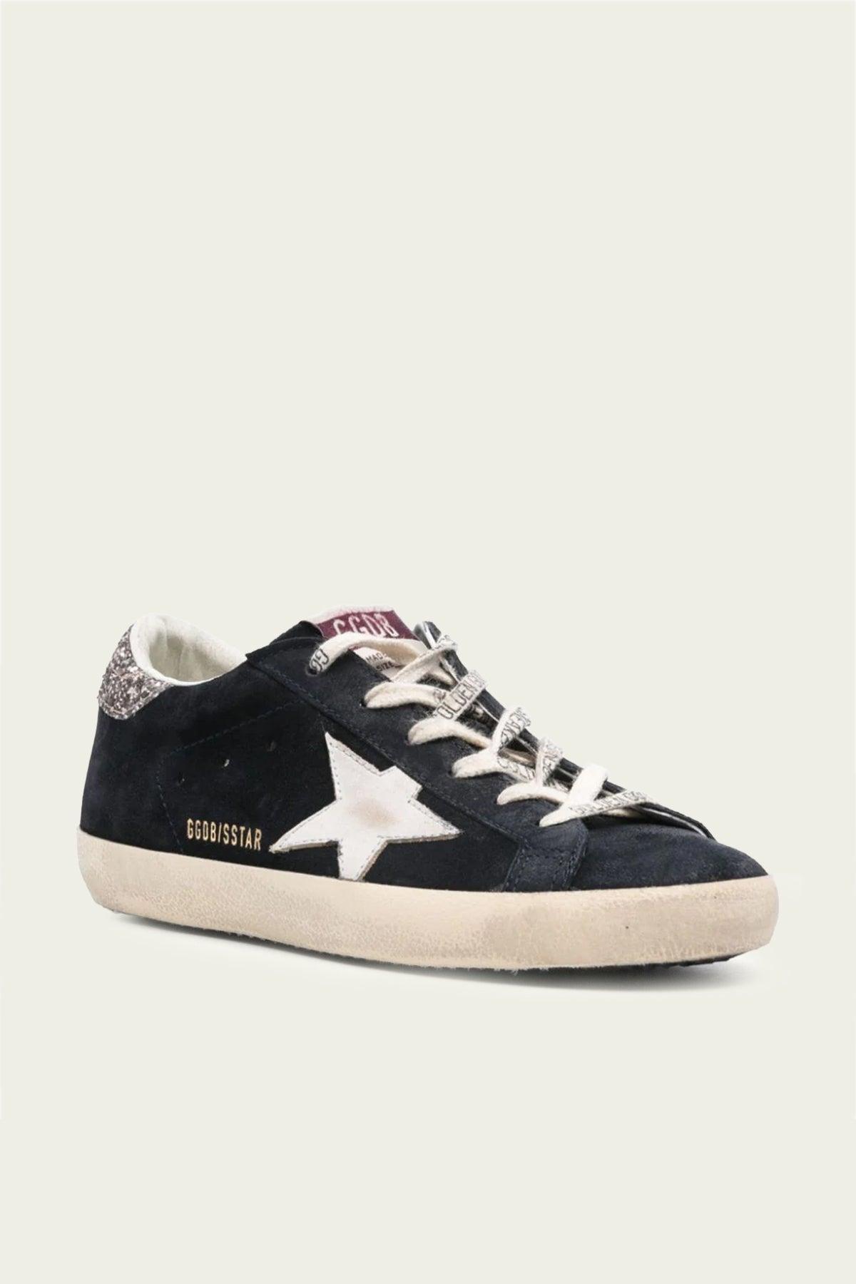 GOLDEN GOOSE Super-star Suede Black Sneakers Product Image