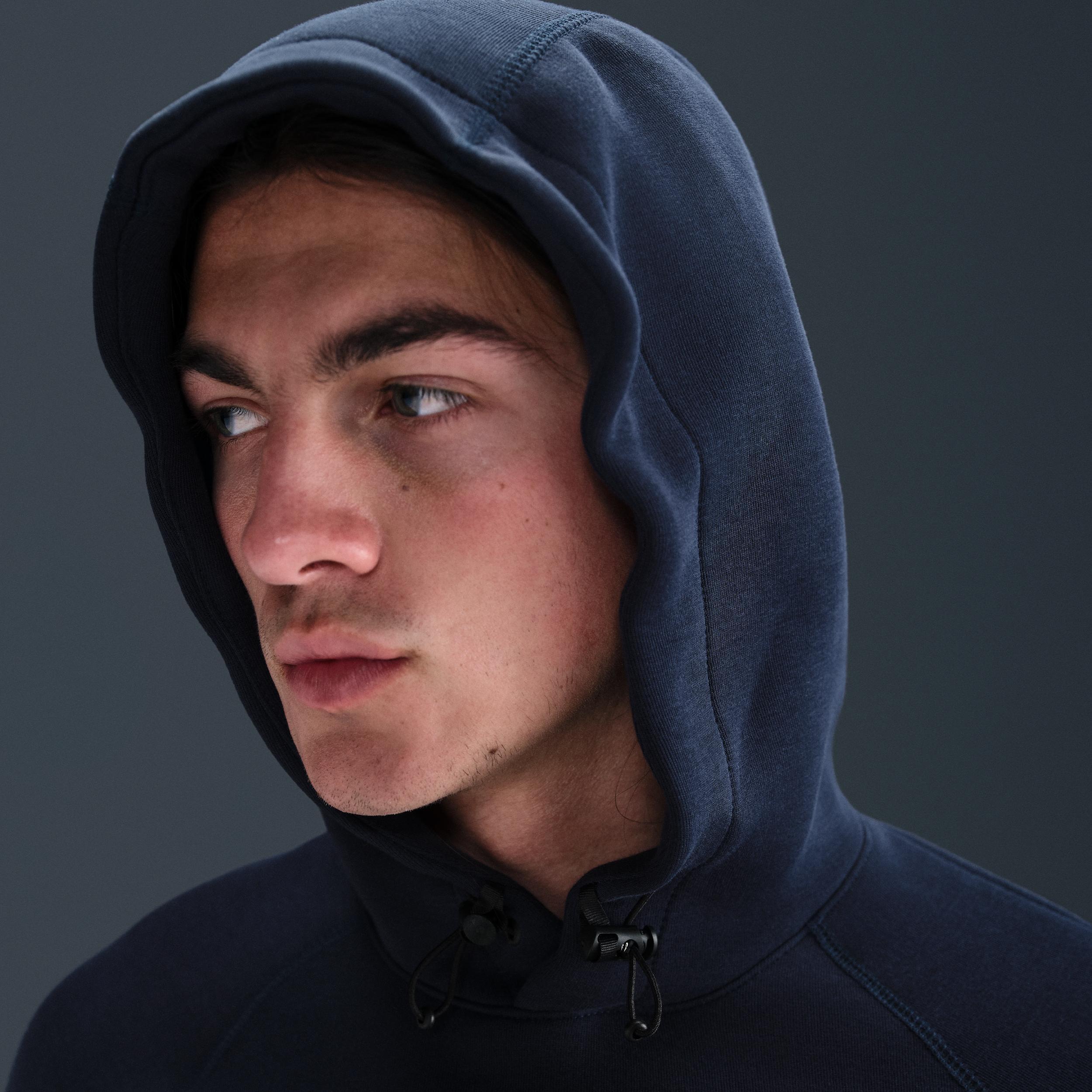 USMNT Tech Nike Mens Soccer Fleece Pullover Hoodie | HF5110-451 Product Image