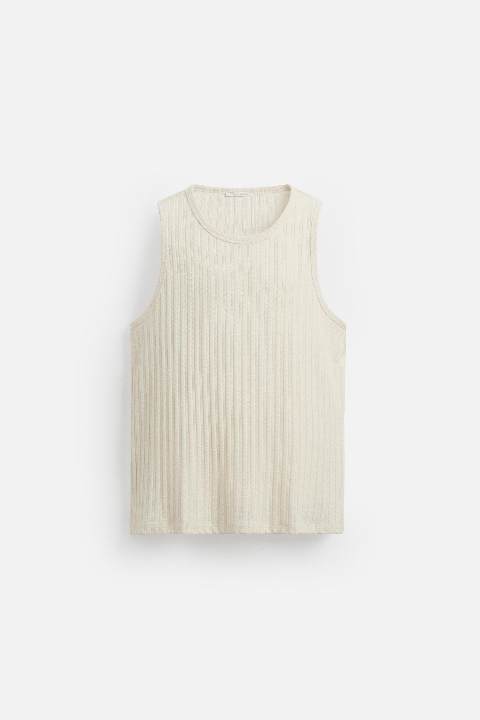 JACQUARD STRIPE TANK TOP Product Image