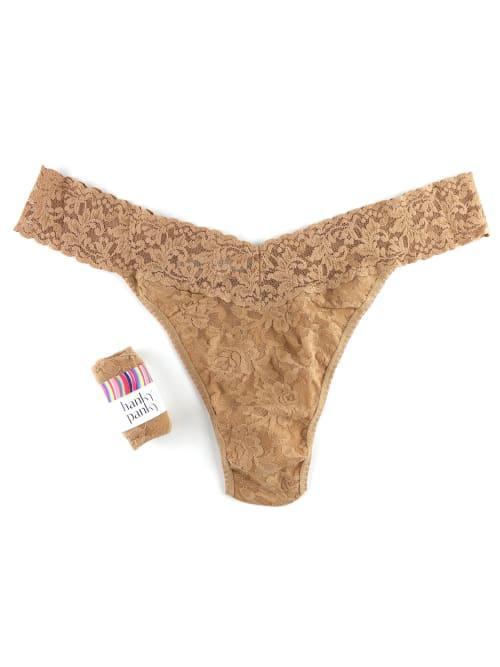 Plus Size Signature Lace Original Rise Thong Product Image