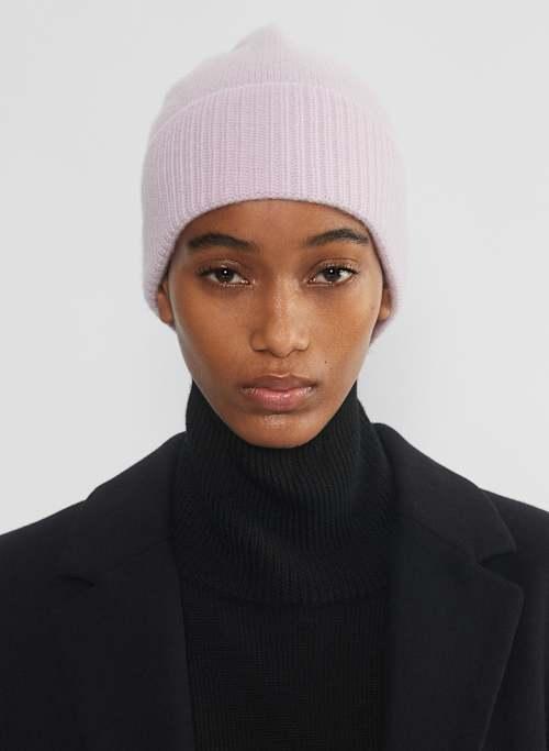 cashmere jersey-rib cuffed beanie Product Image