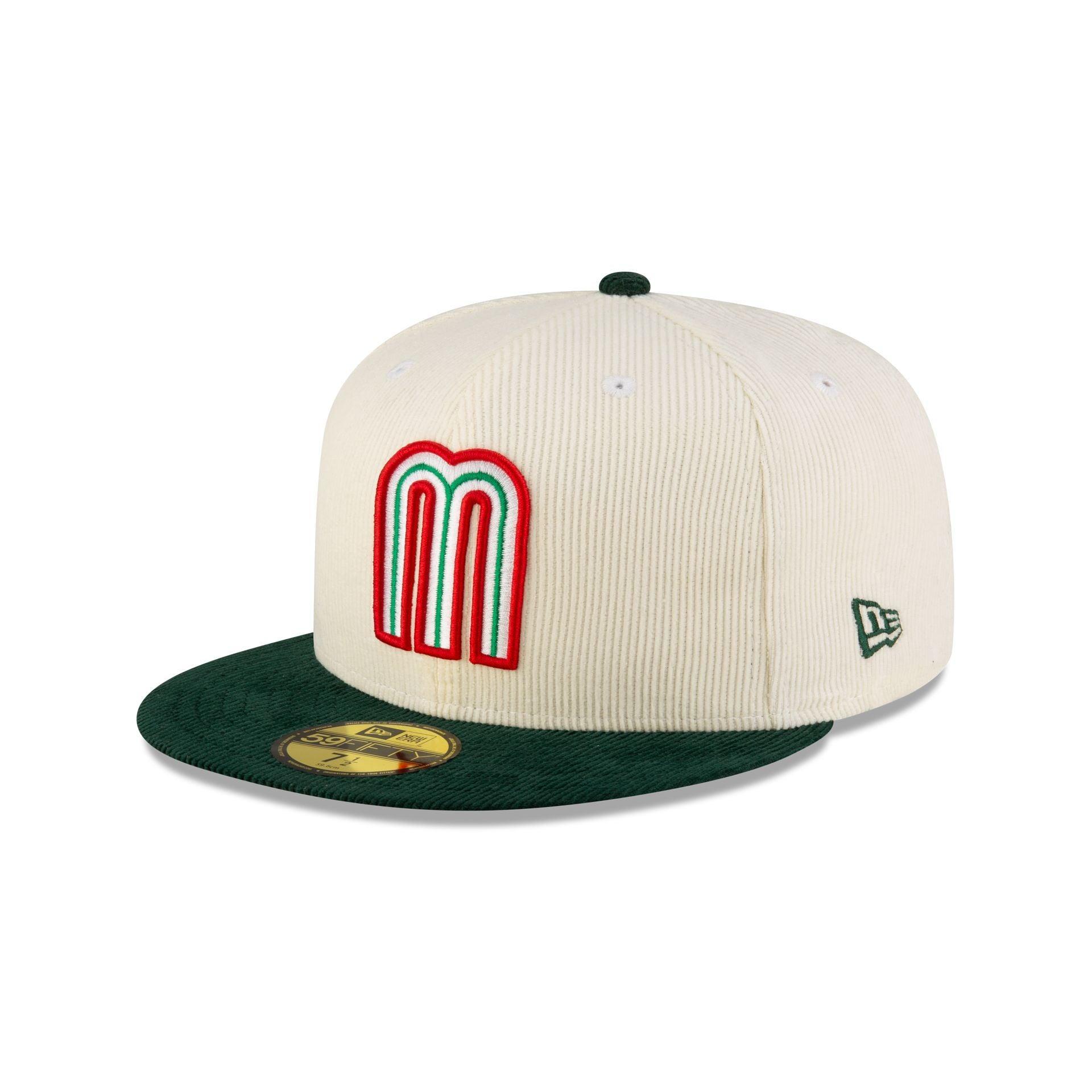 Mexico Baseball Chrome Green Corduroy 59FIFTY Fitted Hat Male Product Image