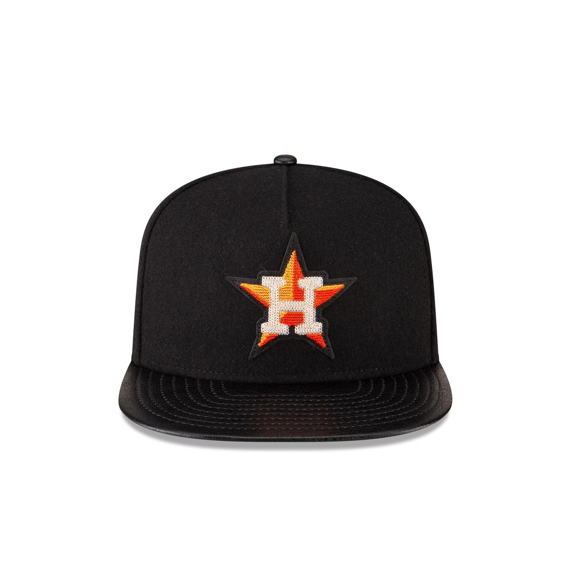 Houston Astros Wool Letterman 9FIFTY A-Frame Snapback Hat Male Product Image
