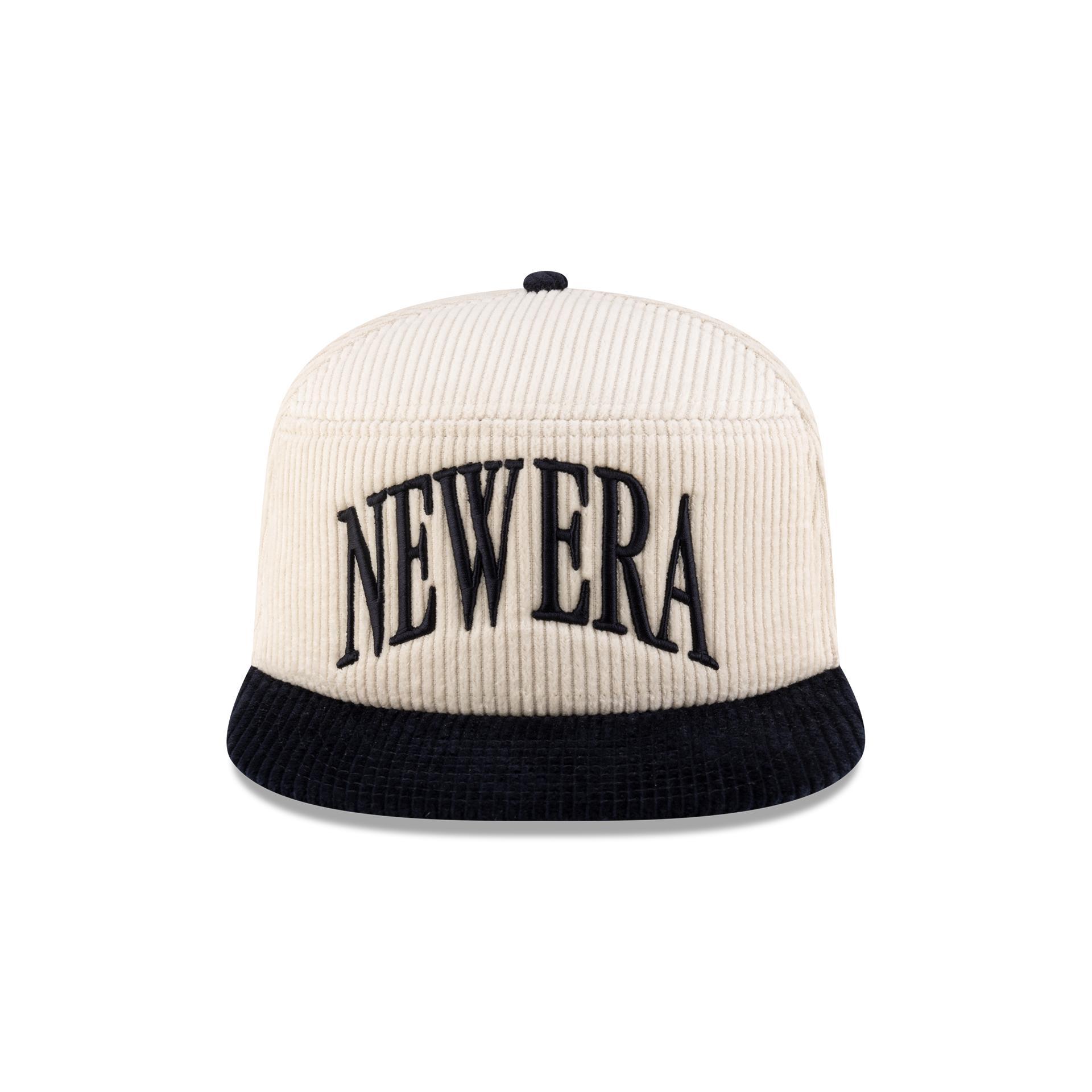 New Era Branded Paragon Corduroy Chrome White Split Panel 9FIFTY Snapback Hat Male Product Image